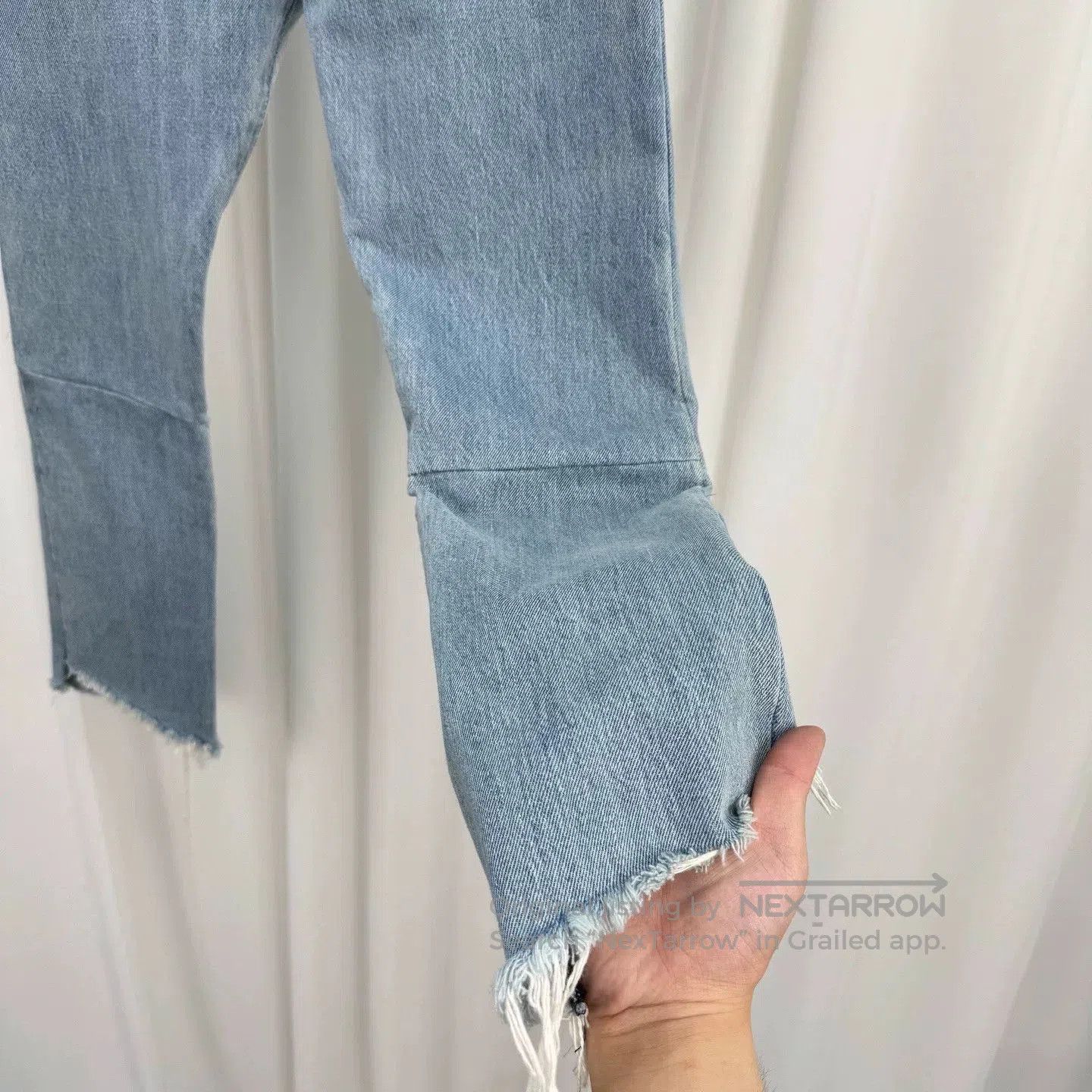 Vetements Vetements Washed Deconstructed Denim Pants. Size 24" / US 00 / IT 34 - 4 Thumbnail