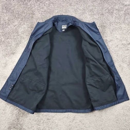 Gap Gap Jacket Mens XL Navy Blue Nylon Button Front Lined Premium Classic Tailored Size US XL / EU 56 / 4 - 2 Thumbnail