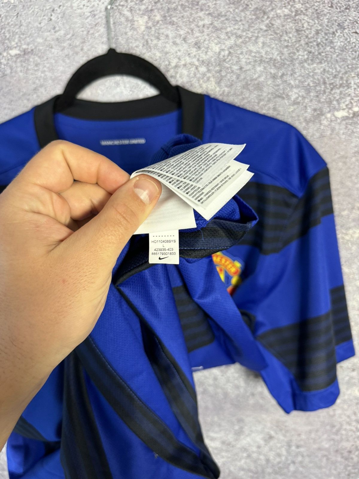 Nike × Vintage Vintage Manchester United 2011/12 Nike Jersey blokcore Size US L / EU 52-54 / 3 - 12 Thumbnail