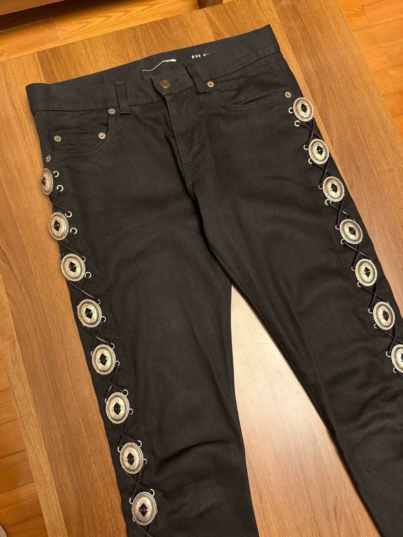 Saint Laurent Paris Saint Laurent Paris 15ss copper coin jeans-2507 Size US 28 / EU 44 - 1 Thumbnail