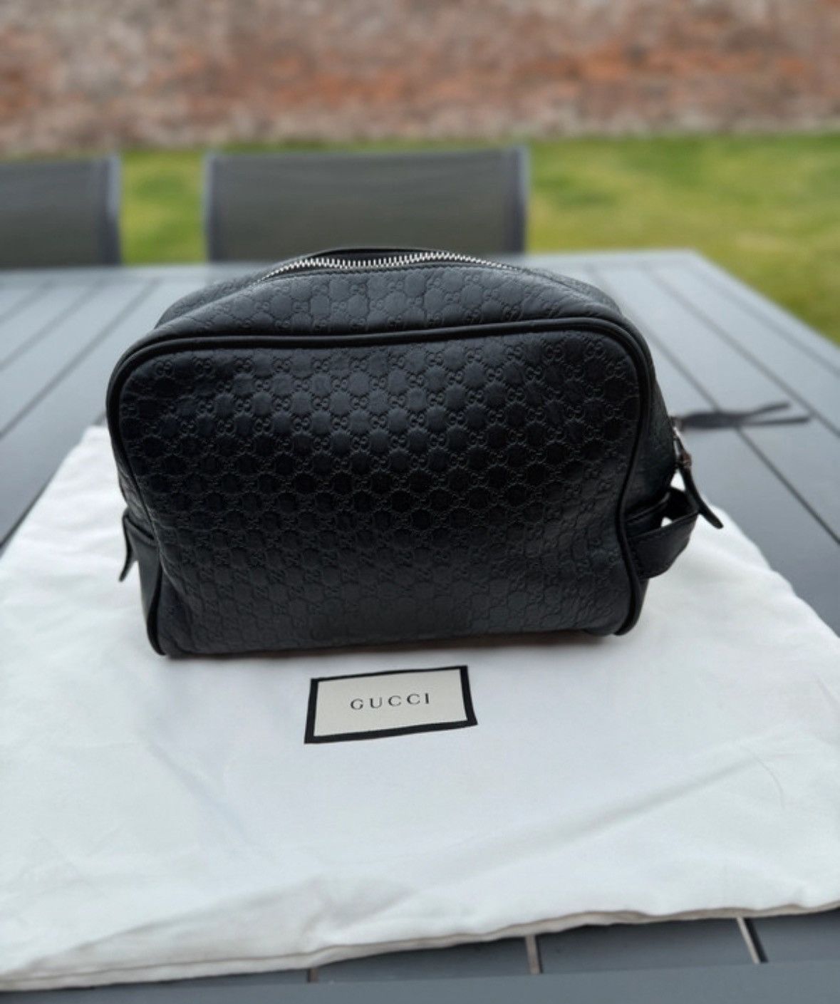 Gucci Gucci Leather Pouch – Black – Brand New with Tags Size 38 - 2 Thumbnail