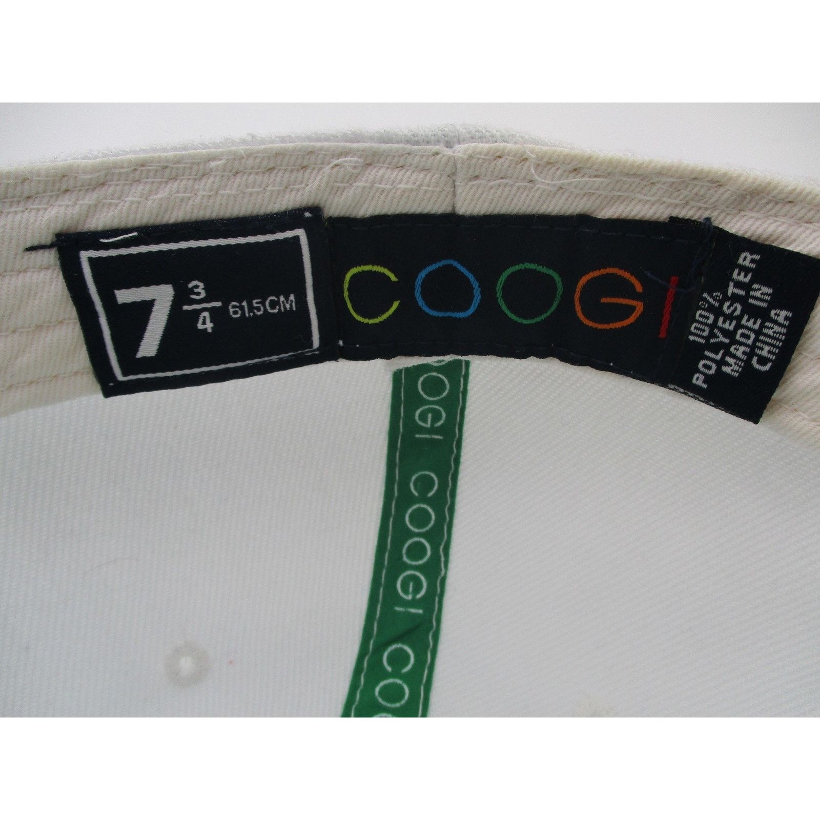 Coogi Coogi Hat Cap Fitted Mens 7 3/4 White Colorful Graphic Twill Size ONE SIZE - 7 Thumbnail