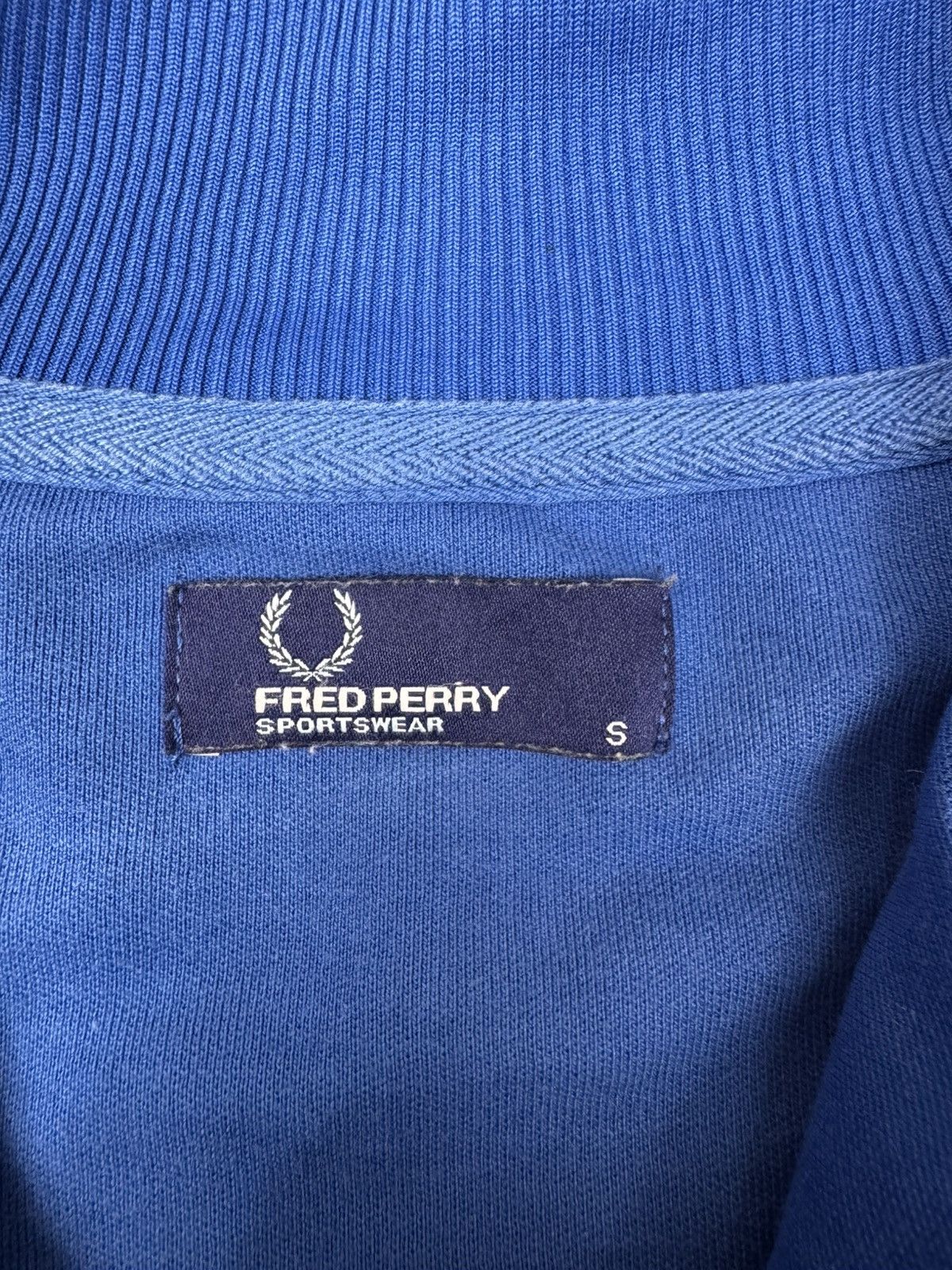 Fred Perry Fred Perry Men Track Jacket Blue Size S Size US S / EU 44-46 / 1 - 4 Thumbnail