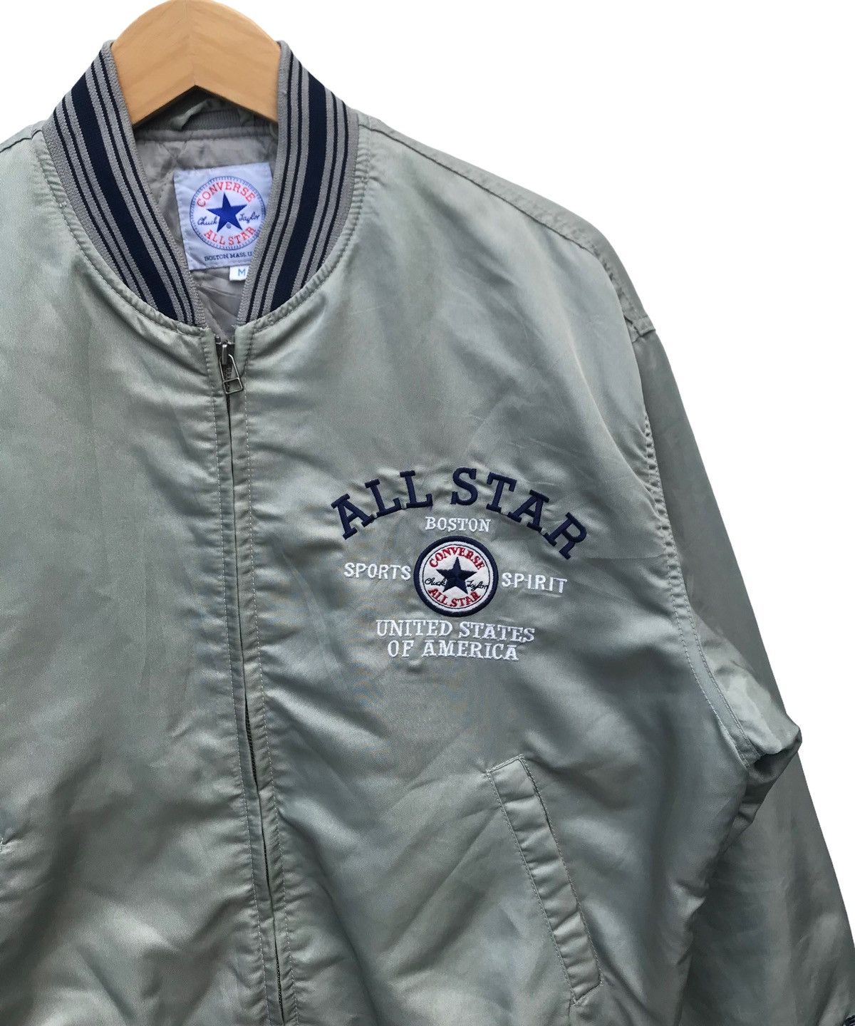 Converse Vintage 90s Converse Streetwear Grunge Bombers Jacket Size US L / EU 52-54 / 3 - 6 Thumbnail