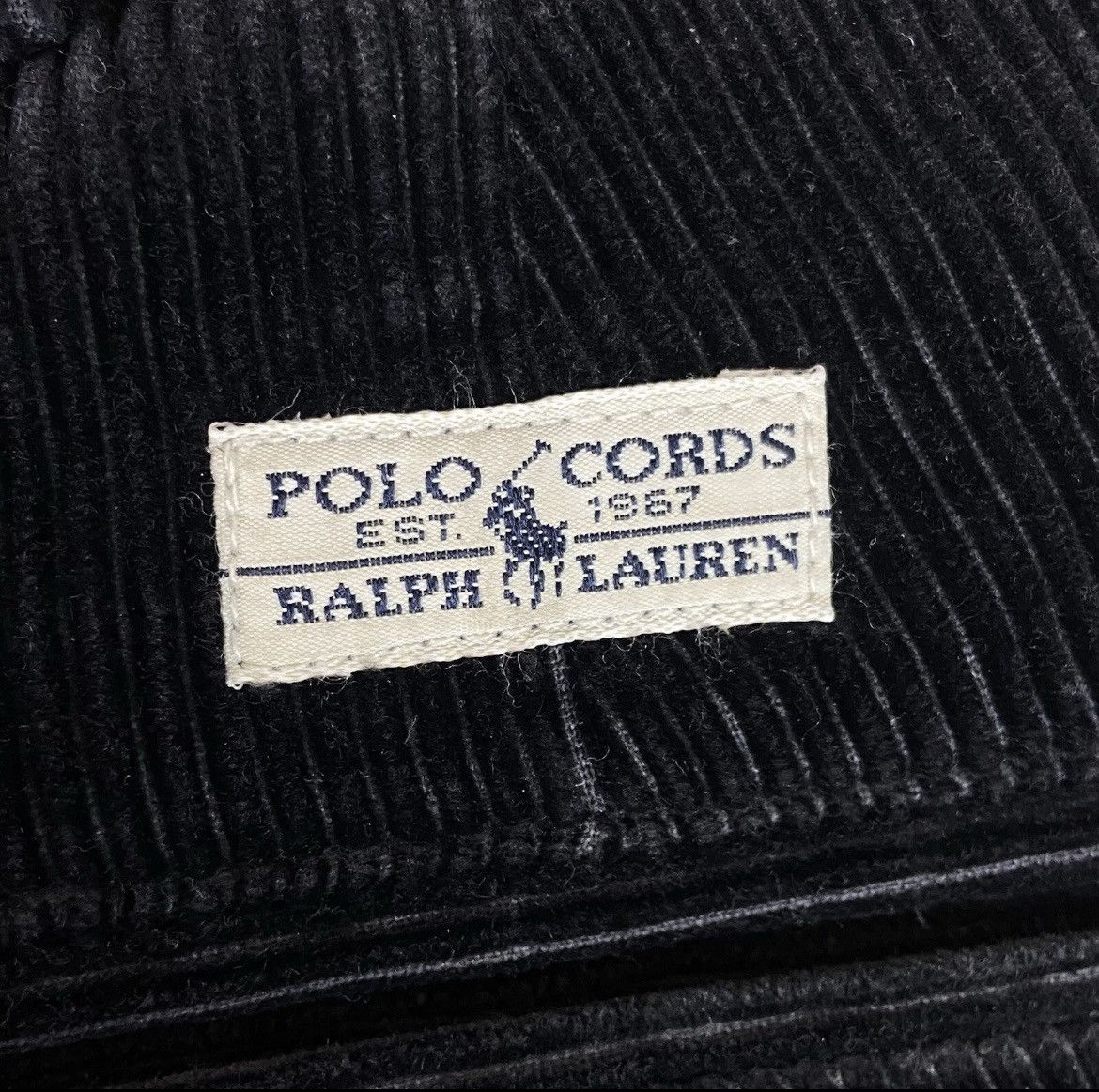 Polo Ralph Lauren Polo Ralph Lauren Andrew Pant 34 X 30(26 Hem) Black Corduroy Size US 34 / EU 50 - 3 Thumbnail