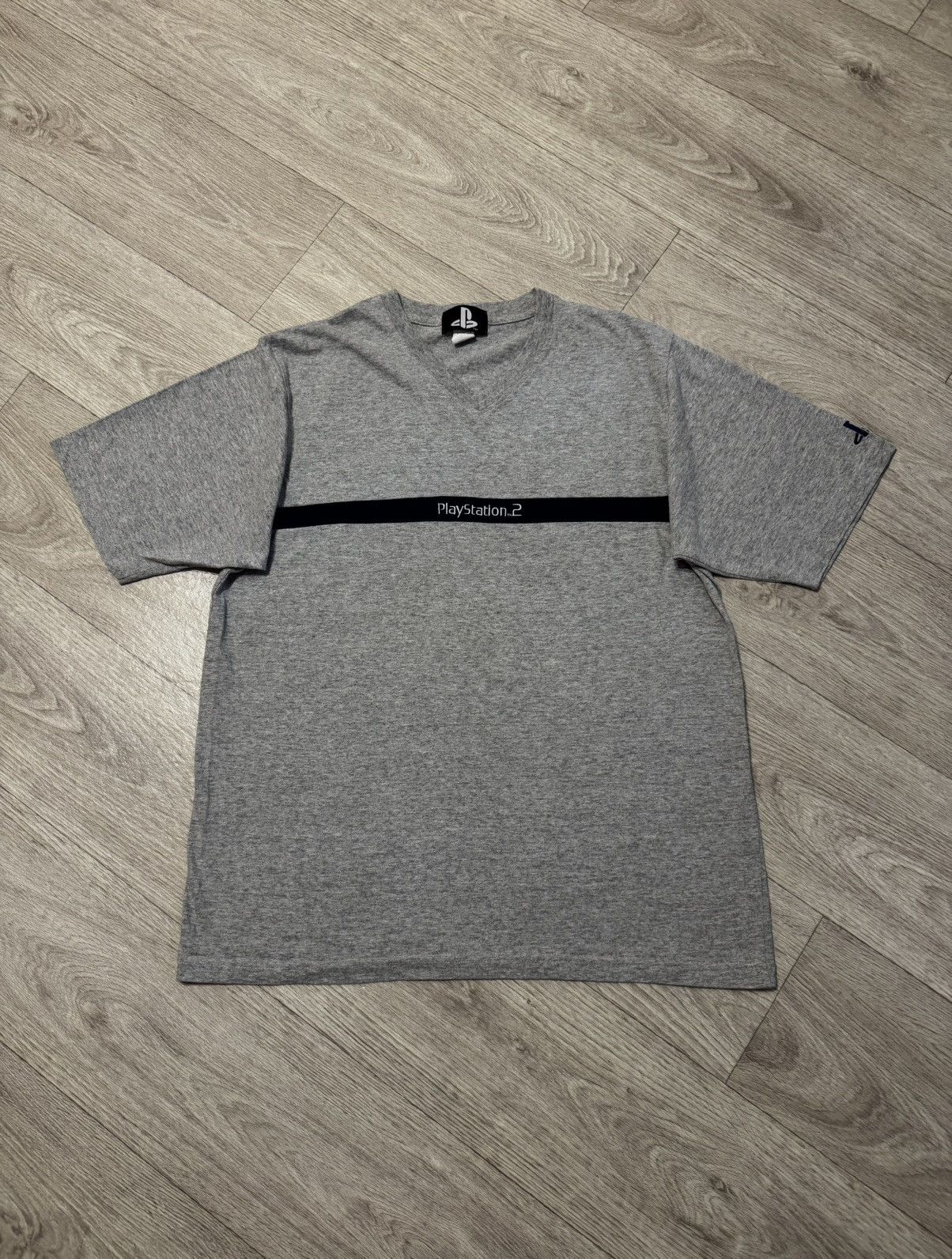 Playstation 🔷Official Vintage Sony Playstation 2 Promo T-shirt🔷 Size US L / EU 52-54 / 3 - 1 Thumbnail