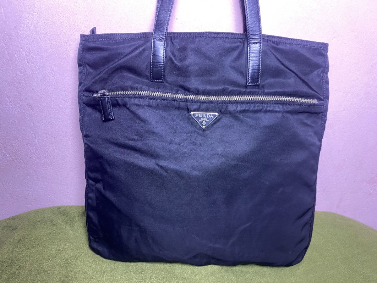 Prada PRADA black nylon tote bag Size ONE SIZE - 8 Thumbnail