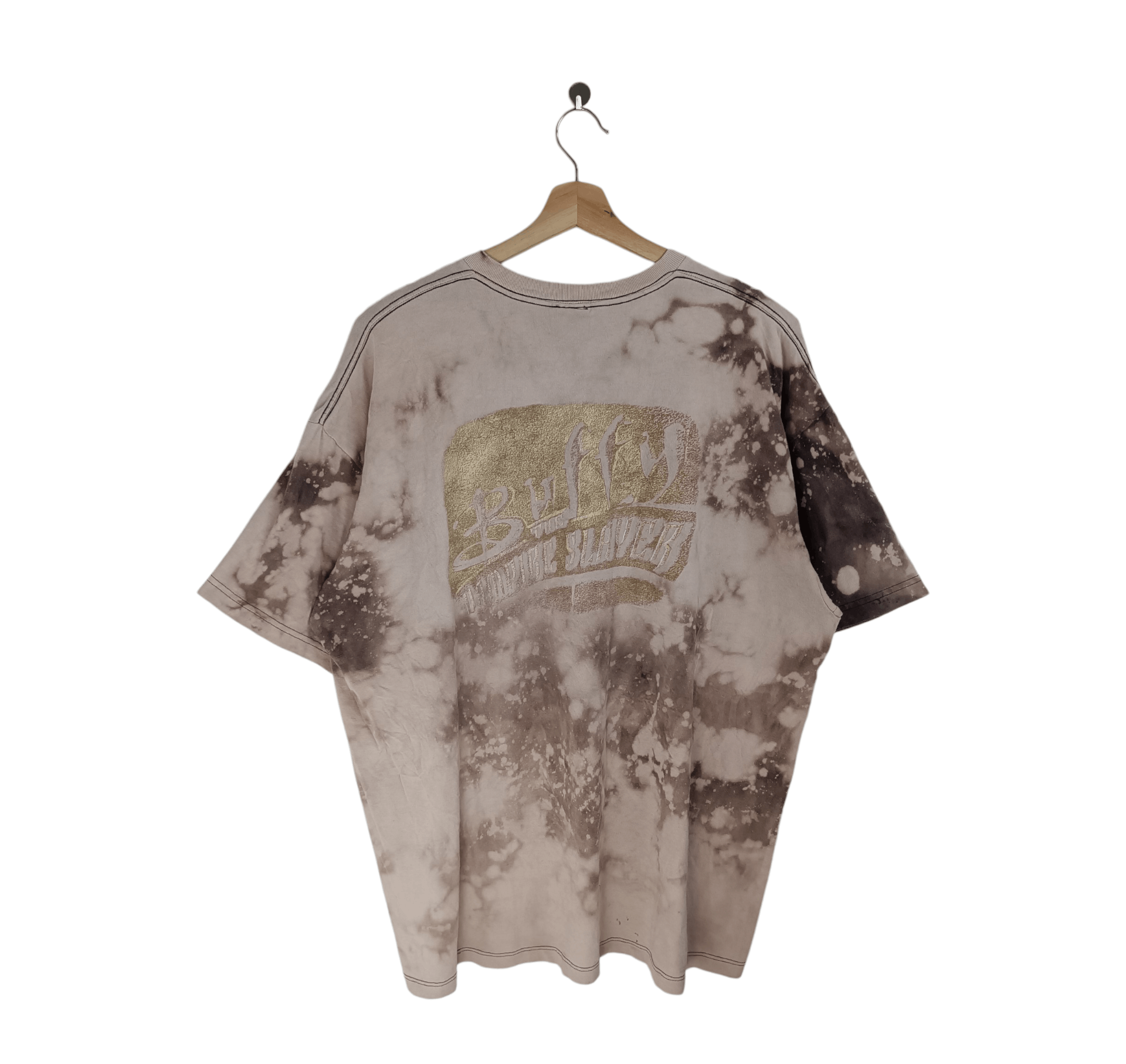 Vintage VINTAGE 90'S BUFFY THE VAMPIRE SLAYER ACID WASH DISTRESSED Size US XXL / EU 58 / 5 - 2 Thumbnail