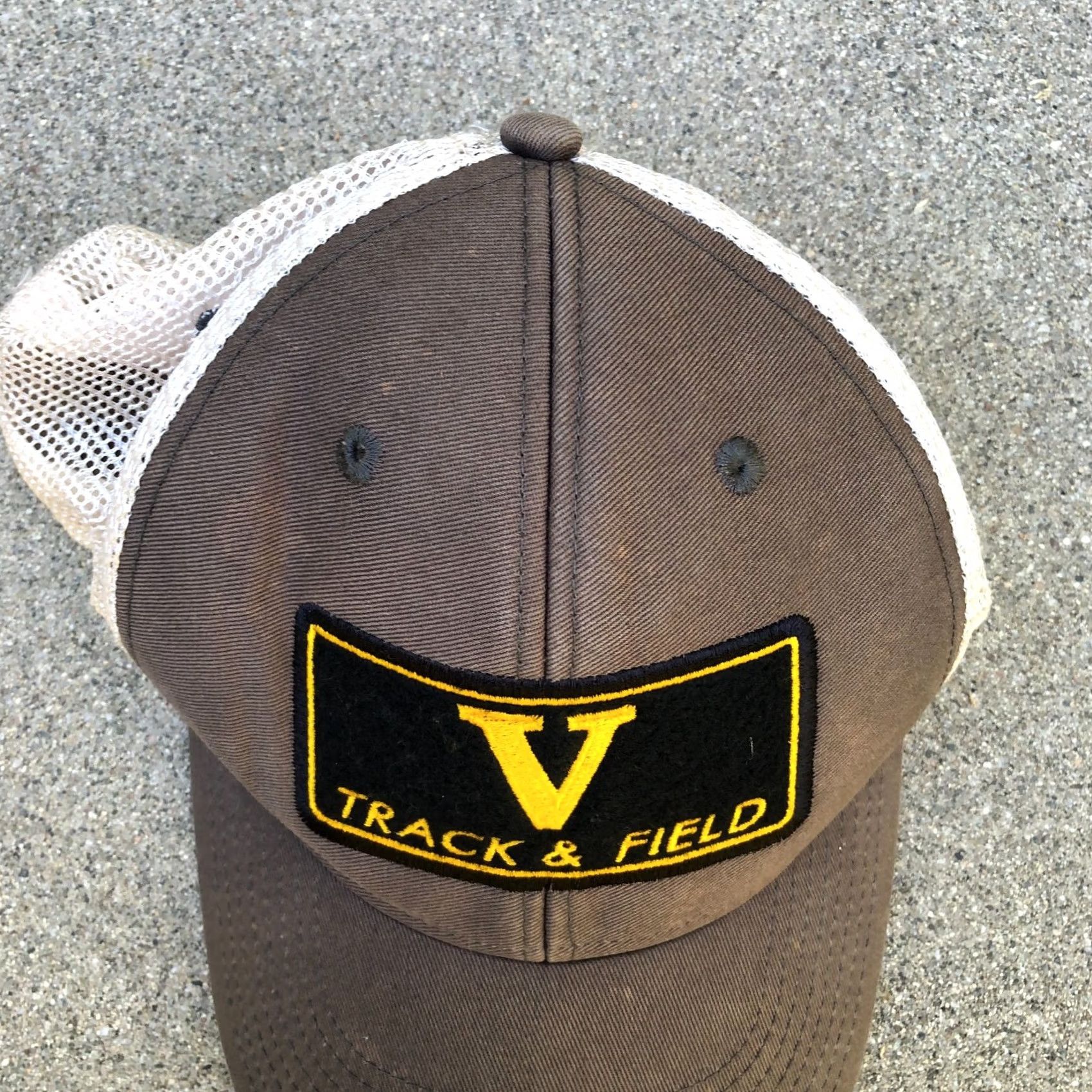 Vintage Vintage OURAY Ventura Track & Field Trucker Hat Men's Grey Cap Adjustable Size ONE SIZE - 3 Thumbnail