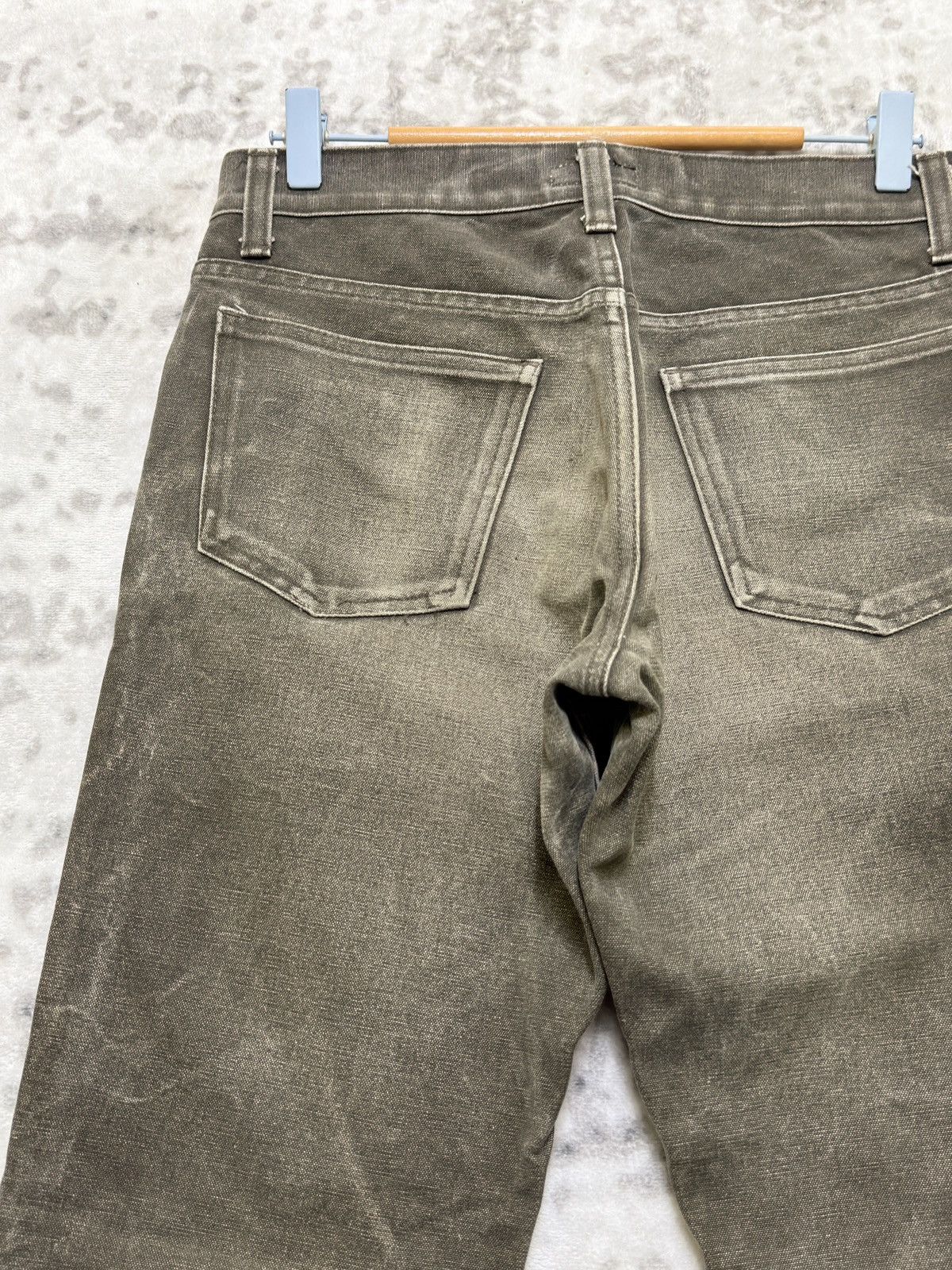 Johnbull Johnbull Y2K Distressed Faded Claw Whiskers Straight Denim Size US 28 / EU 44 - 10 Thumbnail