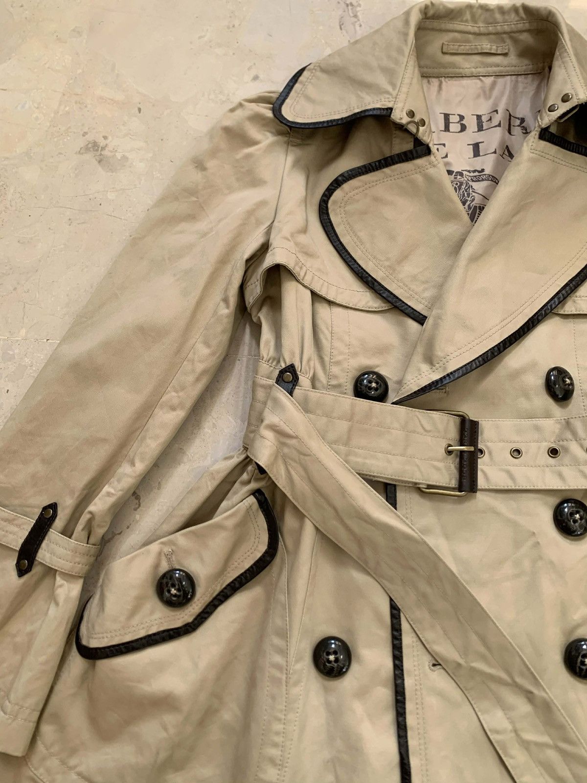 Burberry Burberry London Blue Label Trench Coat Size S / US 4 / IT 40 - 3 Thumbnail