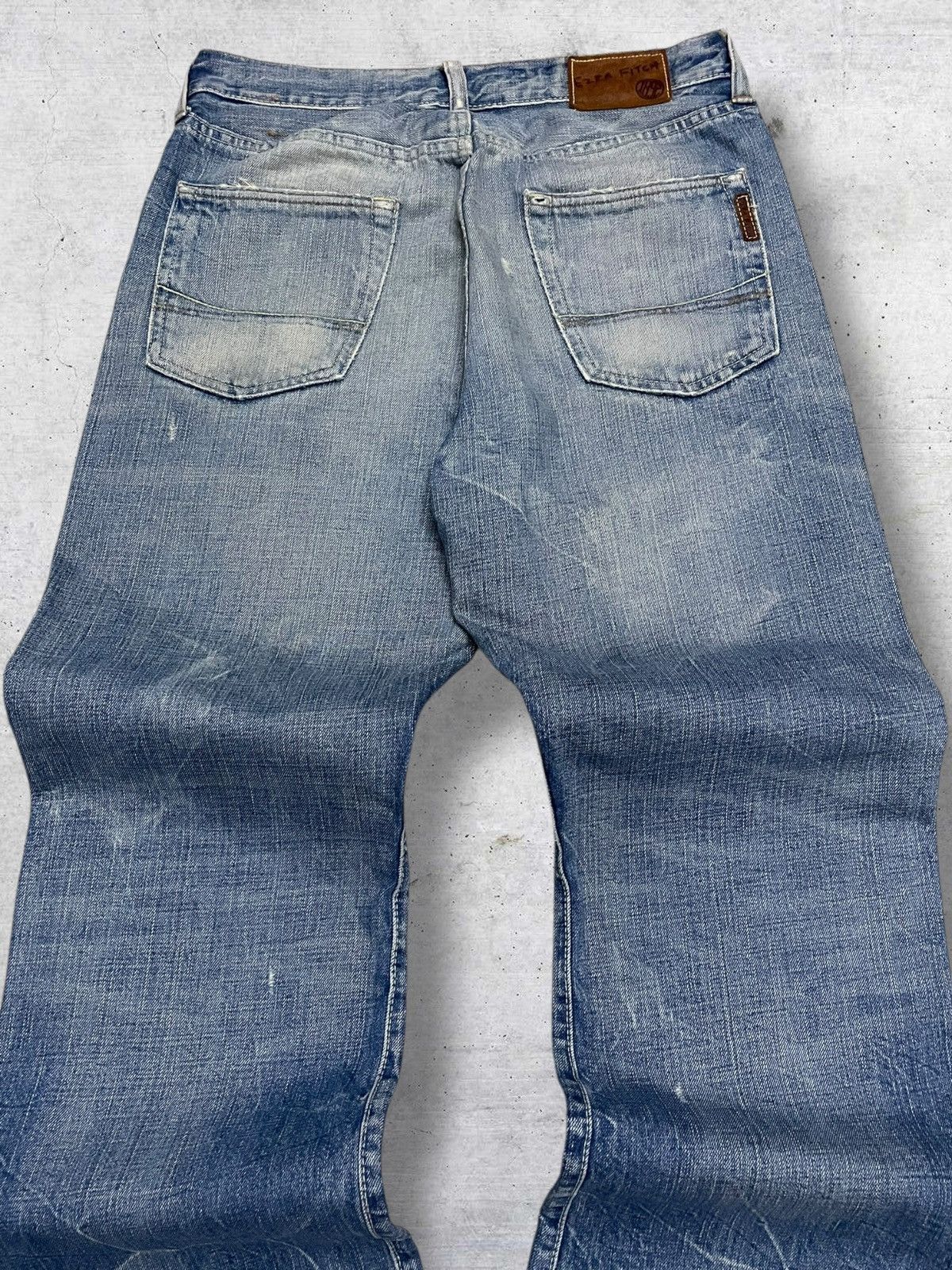 semanticdesign VINTAGE EZRA FITCH RARE JAPAN DESIGNER 90S MUWASH DENIM Size US 30 / EU 46 - 11 Thumbnail