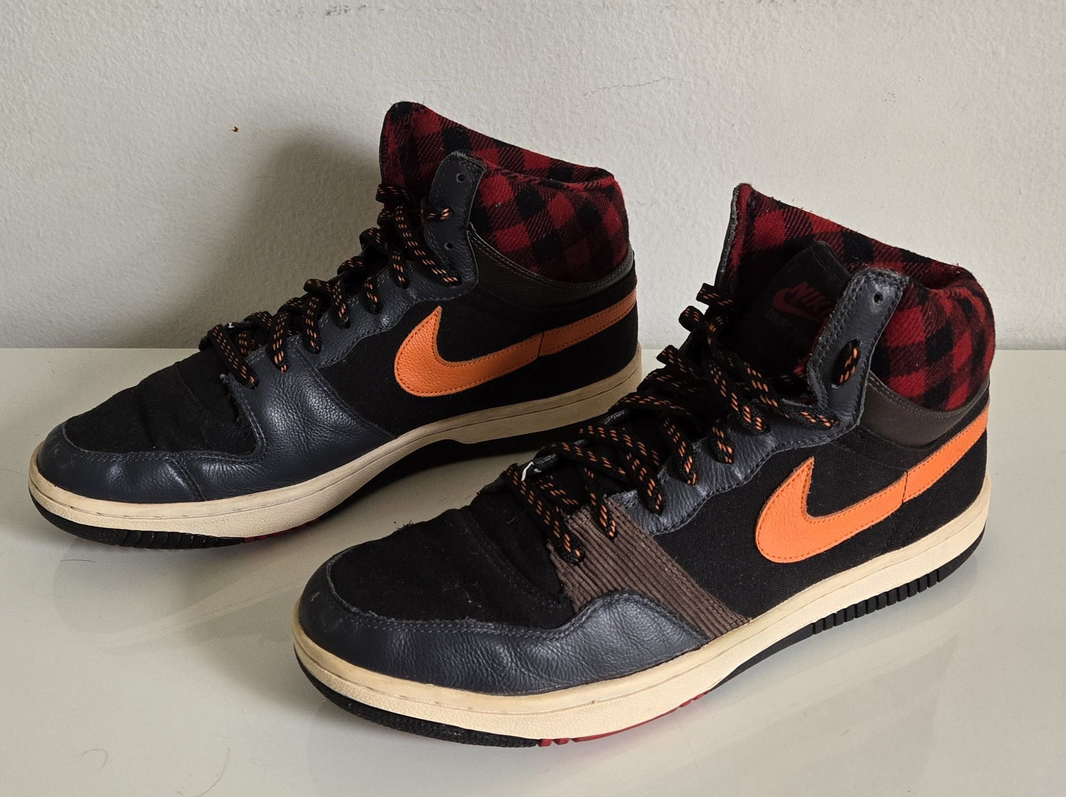 Nike Nike Court Force Hi Buffalo Plaid Size US 13 / EU 46 - 1 Thumbnail