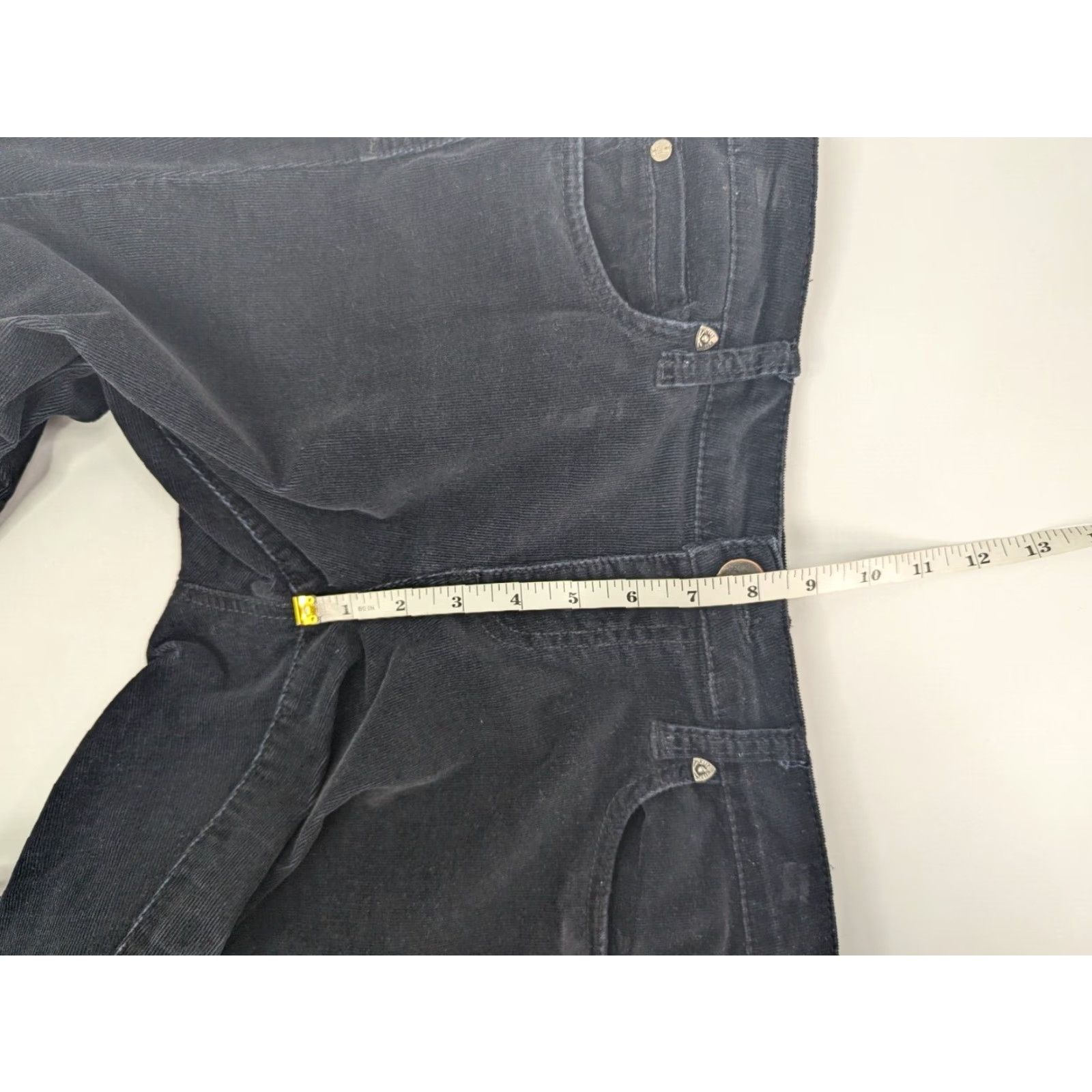 Vintage KUT from the Kloth Women's Pants Diana Skinny Corduroy Black 8 Knit Corduroy Stretch Pockets 5-Pocket Size 30" / US 8 / IT 44 - 6 Thumbnail