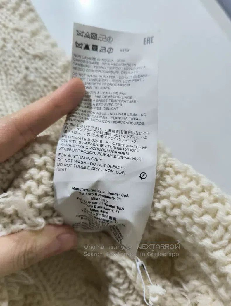 Jil Sander Jil Sander size 34 Cable Knit High Neck Ribbed Short Sweate Size S / US 4 / IT 40 - 5 Thumbnail