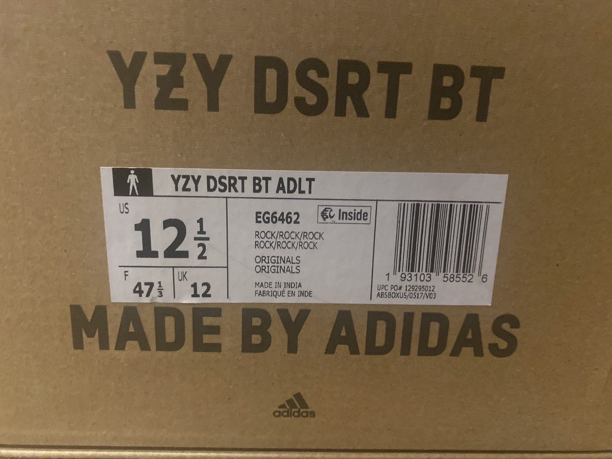 Adidas × Yeezy Yeezy DSRT BT Boot* “Rock” Size US 12.5 / EU 45-46 - 7 Thumbnail