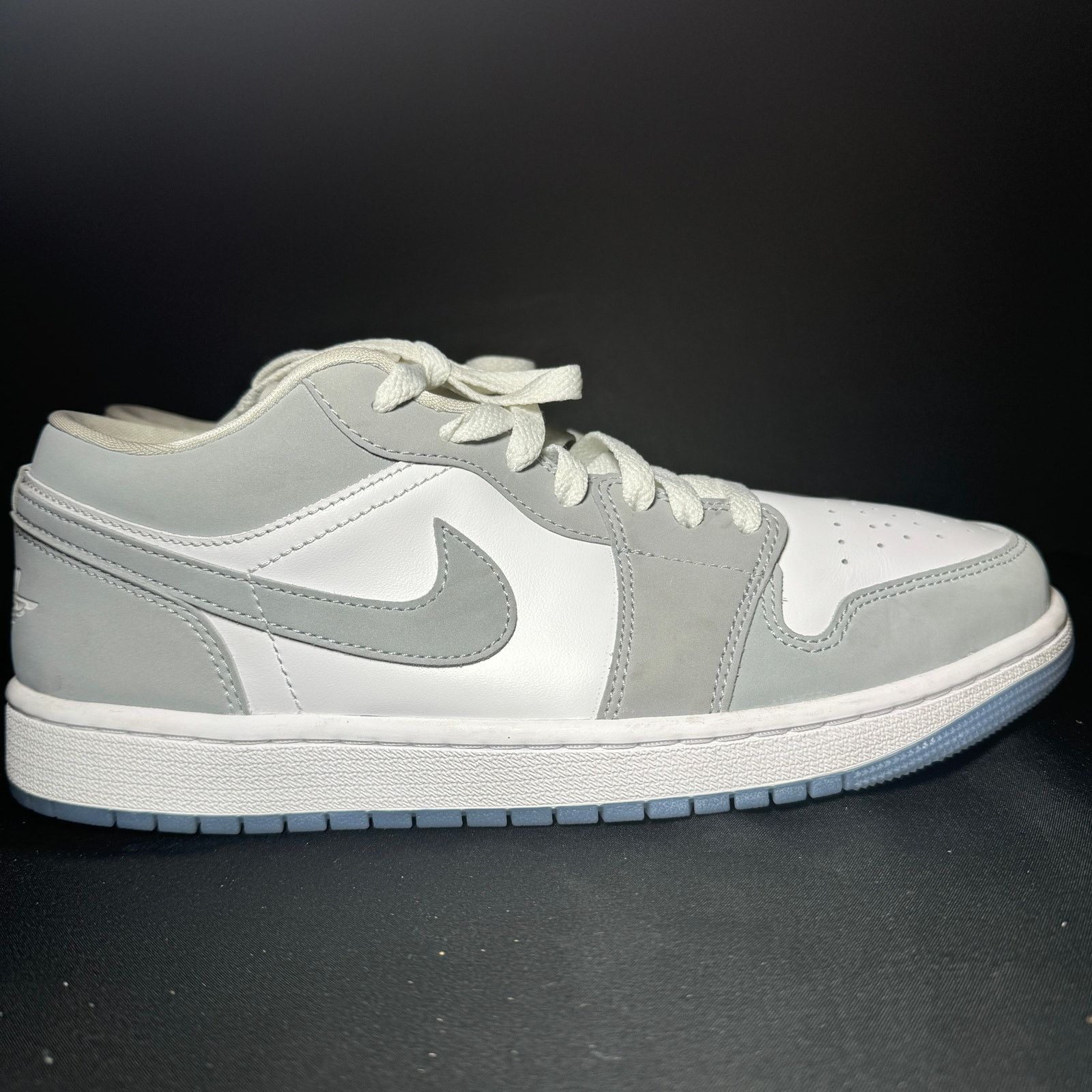 Size Air Jordan Low White Wolf Grey Women's Shoes