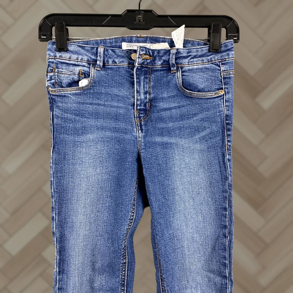 Zara Zara Jeans Skinny Ankle Women's Size 2 Mid Rise Stretch Denim Dark Wash 31-24 Size 26" / US 2 / IT 38 - 1 Thumbnail