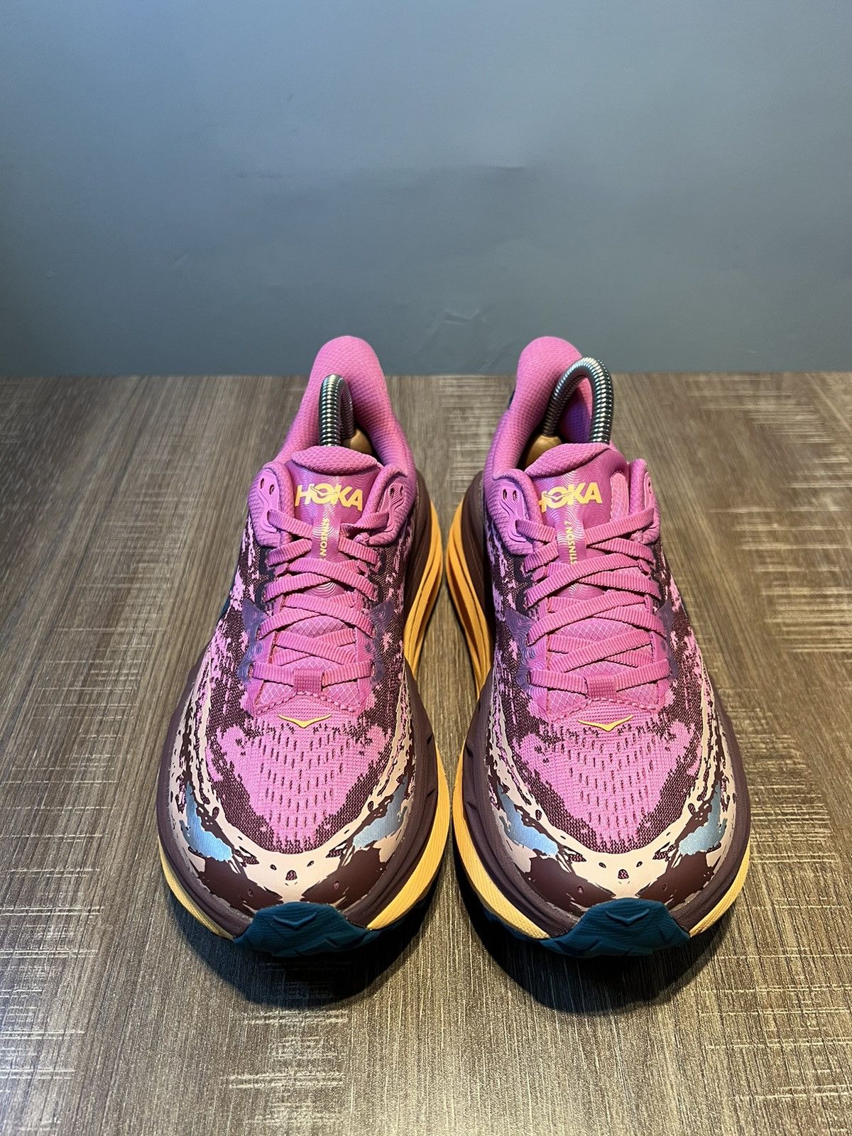 Hoka Hoka One One Womens Stinson 7 Pink Shoes Sneakers 7.5 B Size US 7.5 / IT 37.5 - 3 Thumbnail