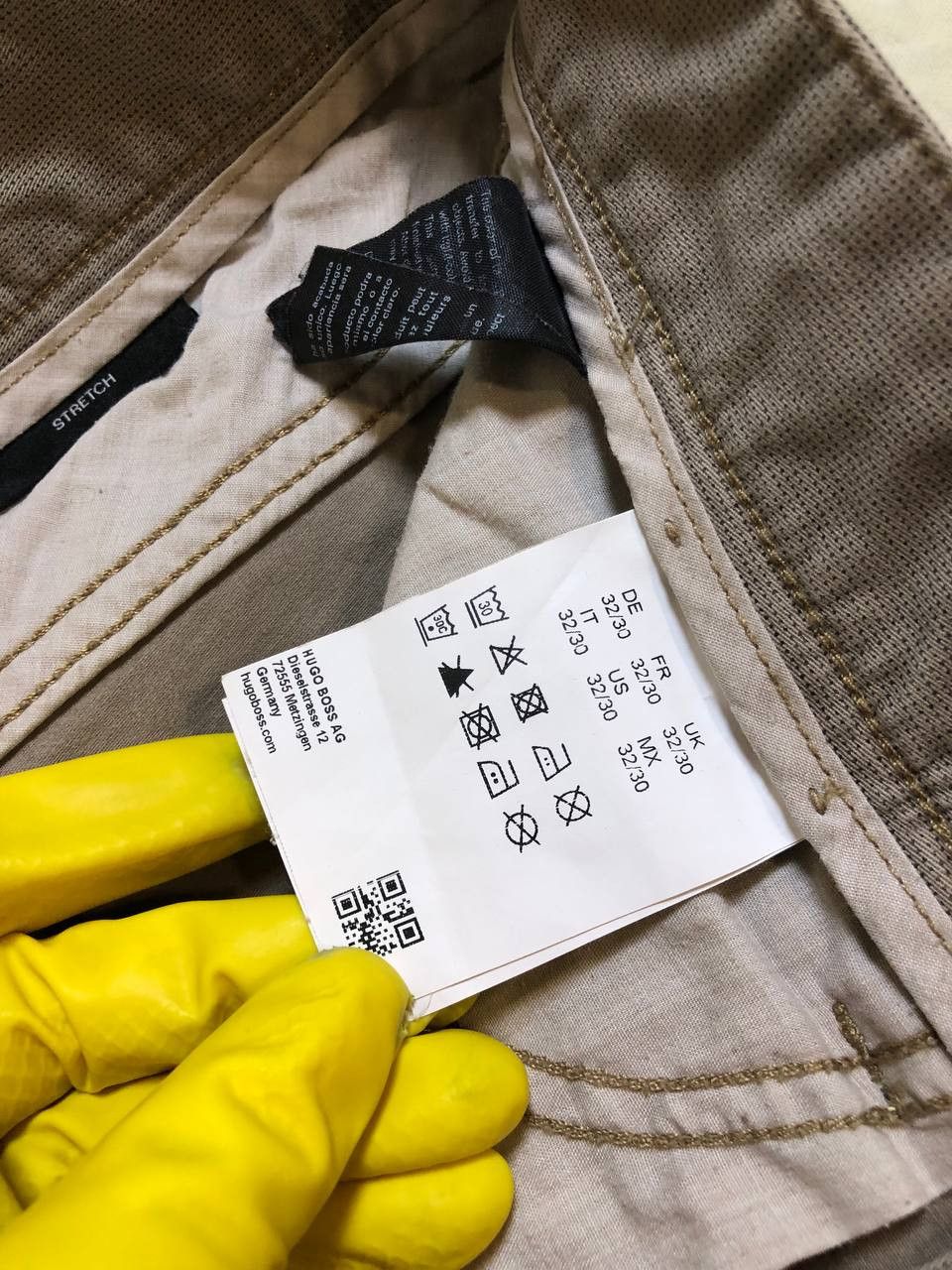 Hugo Boss HUGO BOSS Arkansas Men's Chino Pocket Jeans Made In Italy Size US 32 / EU 48 - 18 Thumbnail