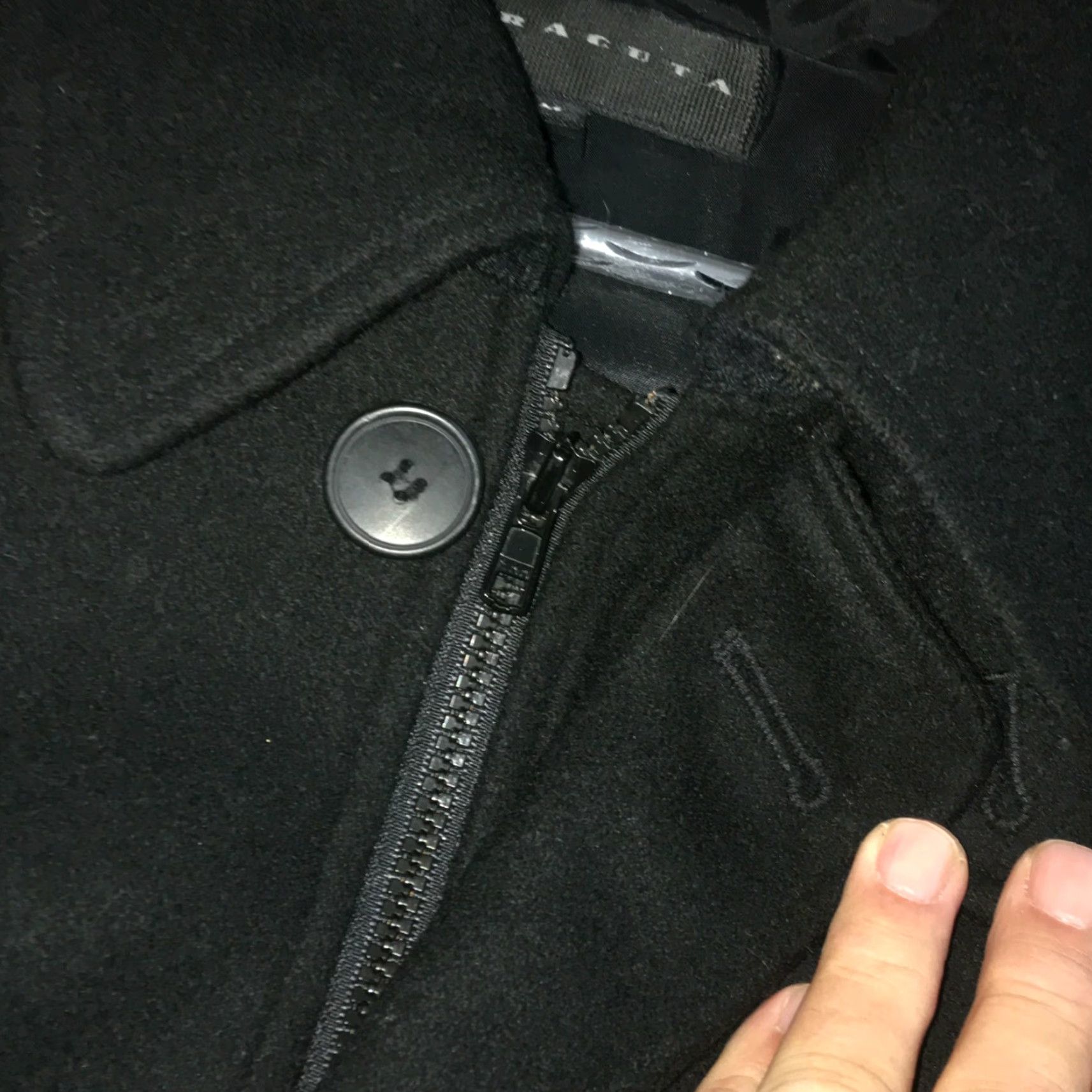 Baracuta VINTAGE Baracuta Men's Wool Blend Jacket Full Zip Black Size M Casual Outerwear Size US M / EU 48-50 / 2 - 4 Thumbnail