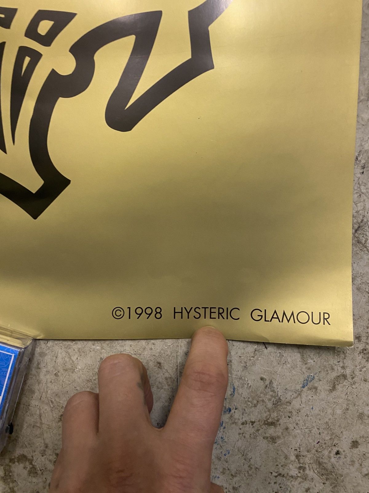 Hysteric Glamour Hysteric Glamour SUPER RARE poster from early 00 Size ONE SIZE - 2 Thumbnail