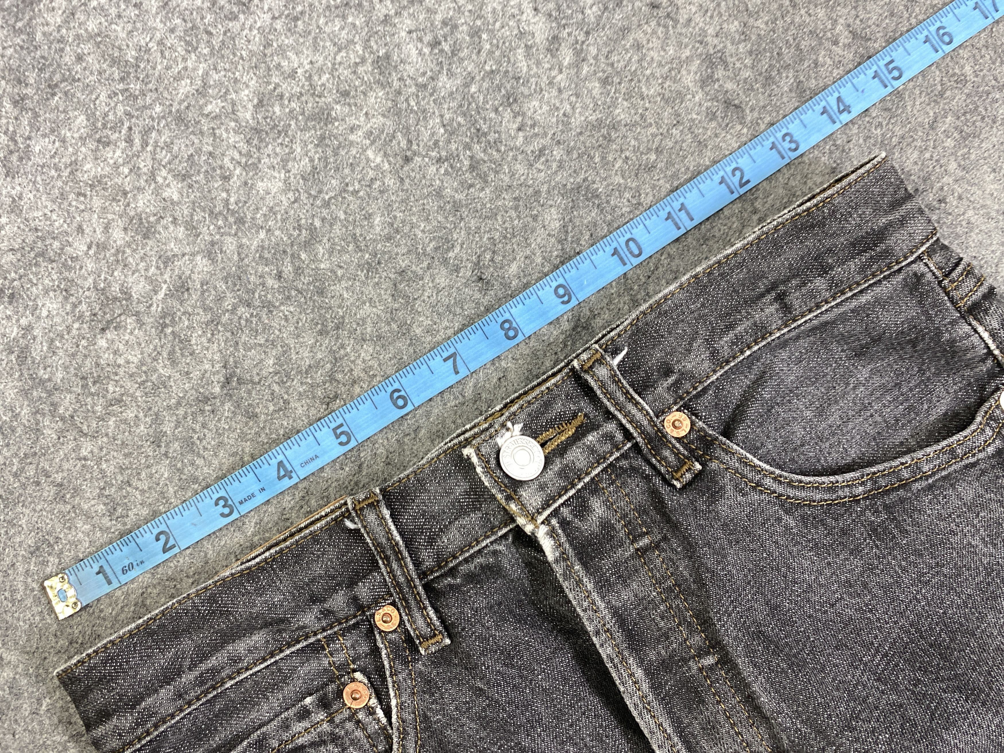 Levi's Black Vintage Levis 501 Jeans 28x25.5 - JN3083 Size US 28 / EU 44 - 5 Thumbnail