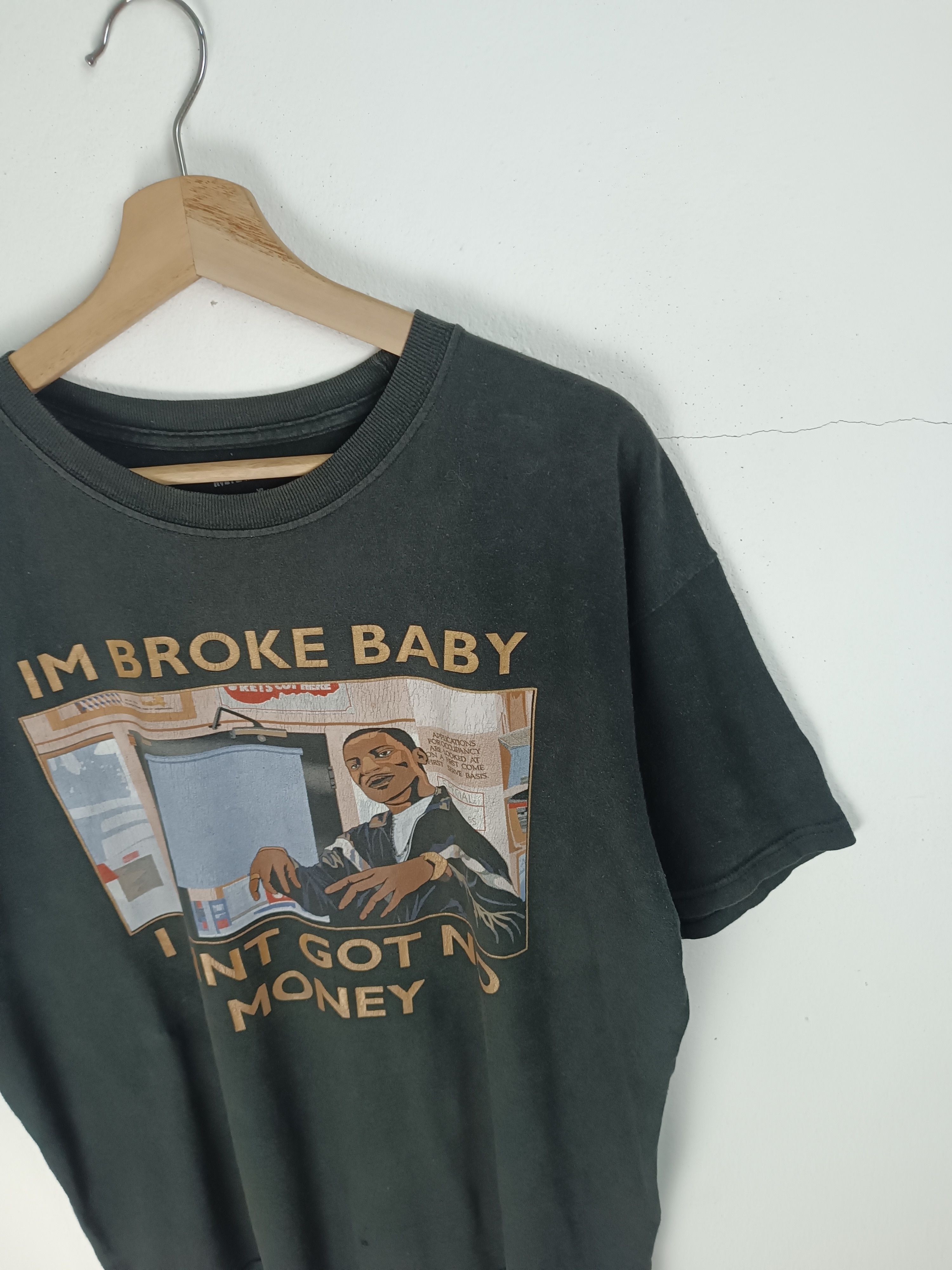 Vintage VINTAGE I'M BROKE BABY GTA SAN ANDREAS STYLE HUMOR FUNNY TEE Size US XL / EU 56 / 4 - 8 Thumbnail