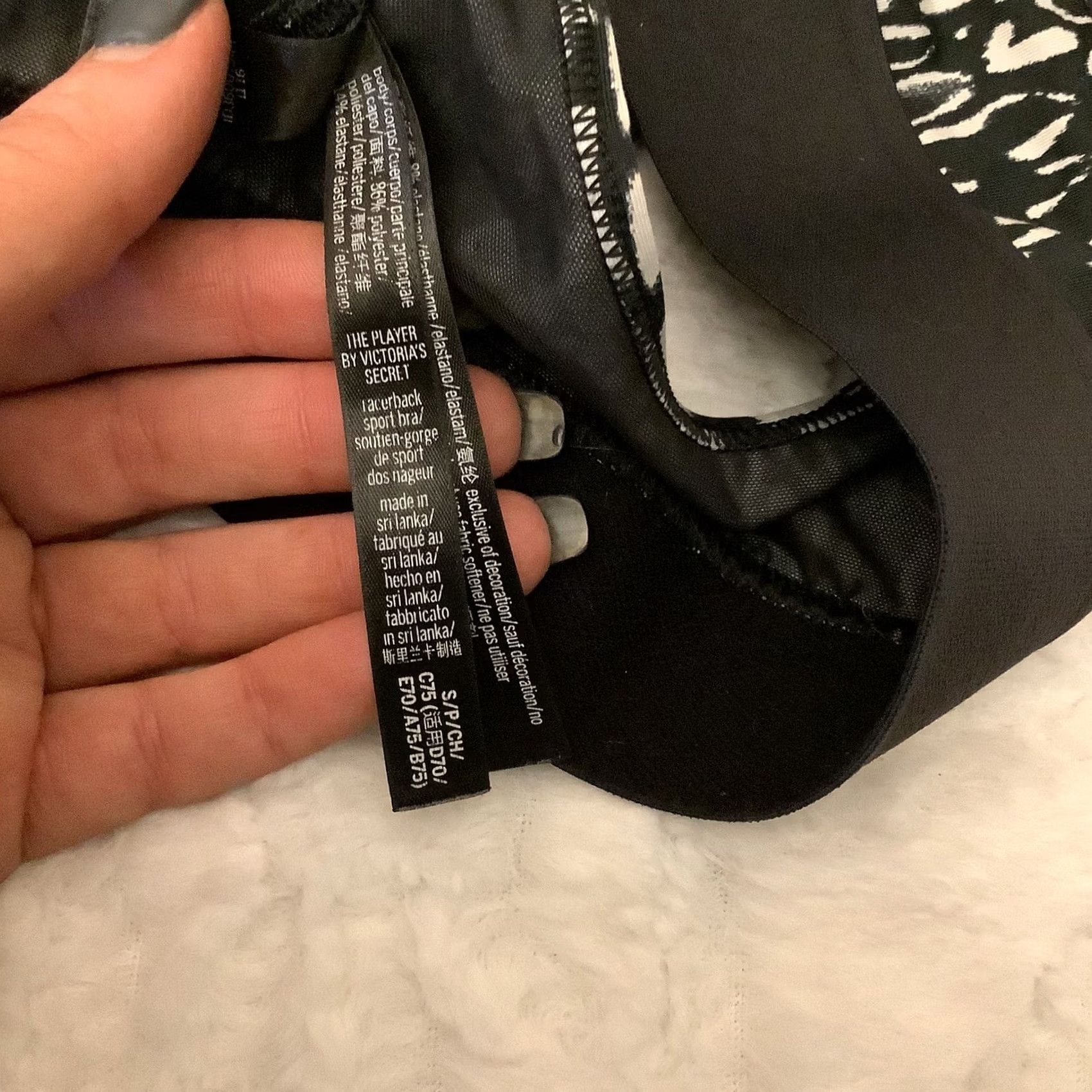 Victoria's Secret VINTAGE? VSX Sport Victoria's Secret Womens Sz Small The Player Racerback Sports Bra Size ONE SIZE - 5 Thumbnail