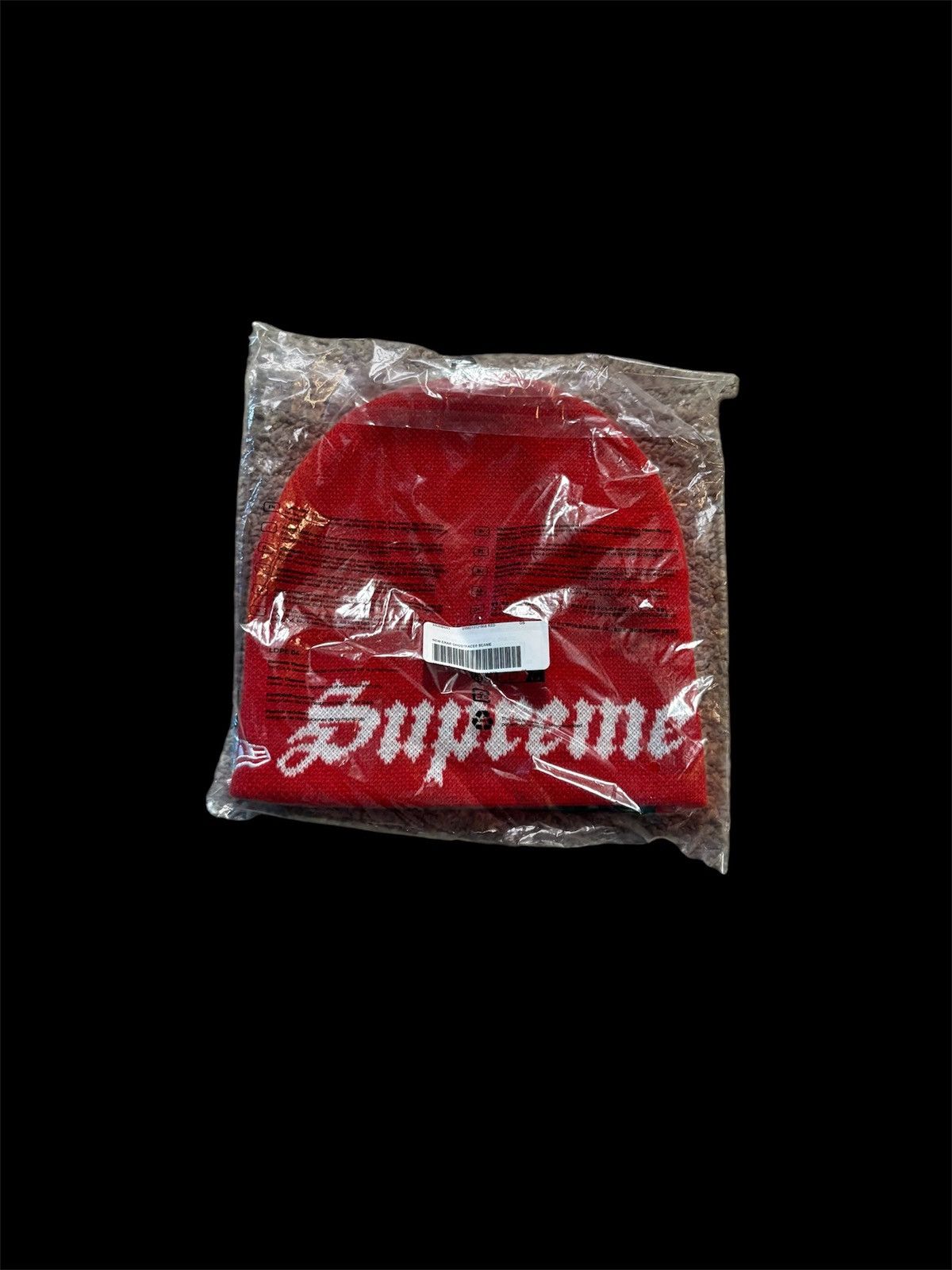Supreme Supreme New Era Ghostface Beanie Red Size ONE SIZE - 2 Thumbnail