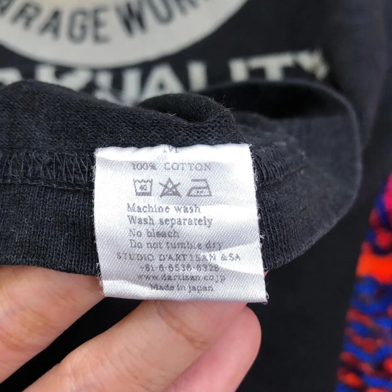 Studio D'Artisan Vintage STUDIO D’ARTISAN JAPAN Repairs Tee Shirt Size US XL / EU 56 / 4 - 7 Thumbnail