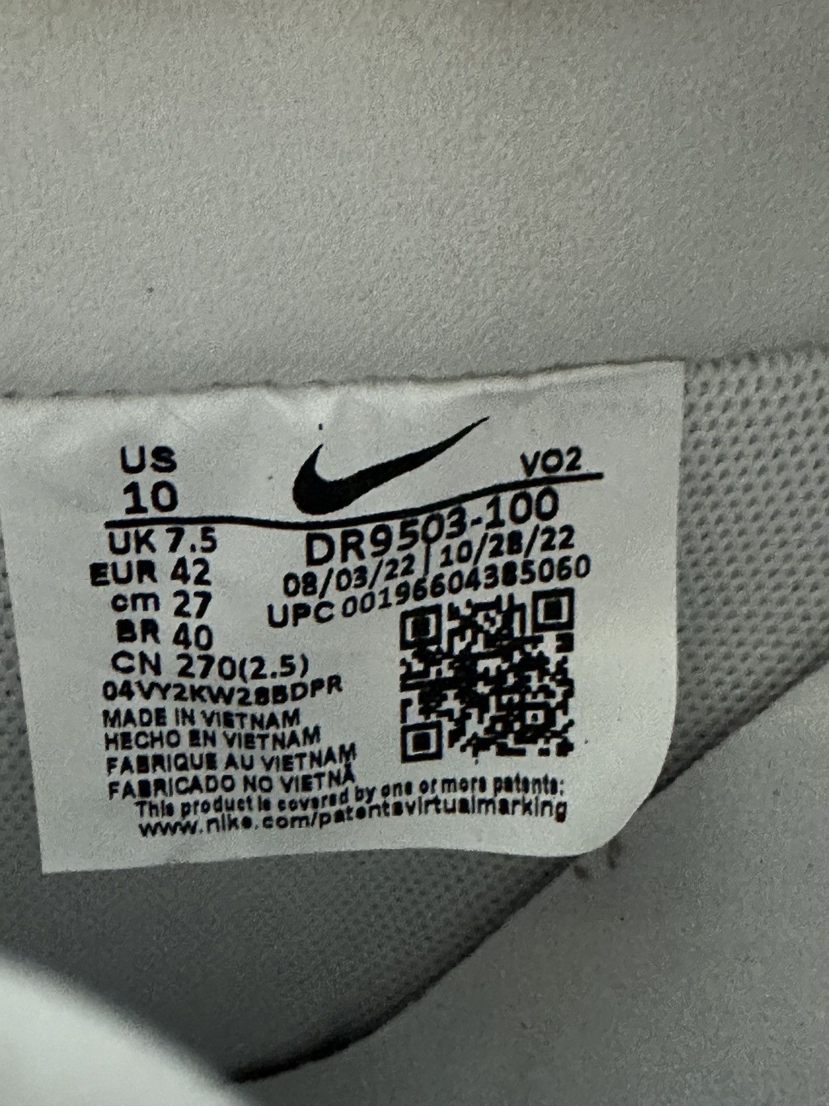 Nike WMNS Air Force 1 Premium “ Summit White “ Size US 8.5 / EU 41-42 - 7 Thumbnail