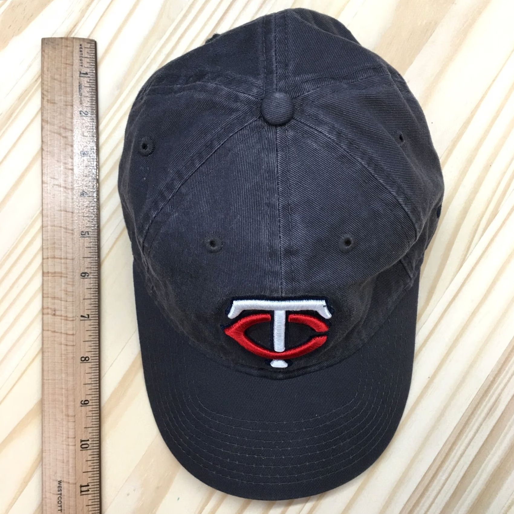 New Era New Era Minnesota Twins Baseball Hat Womens Gray OS Curved Brim Embroidered Logo Size ONE SIZE - 3 Thumbnail