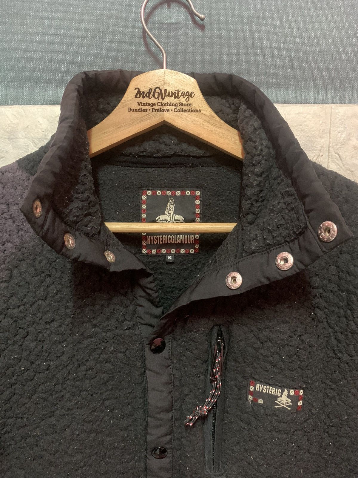 Hysteric Glamour × Vintage VINTAGE!! Sweater Fleece HYSTERIC GLAMOUR Size S / US 4 / IT 40 - 3 Thumbnail