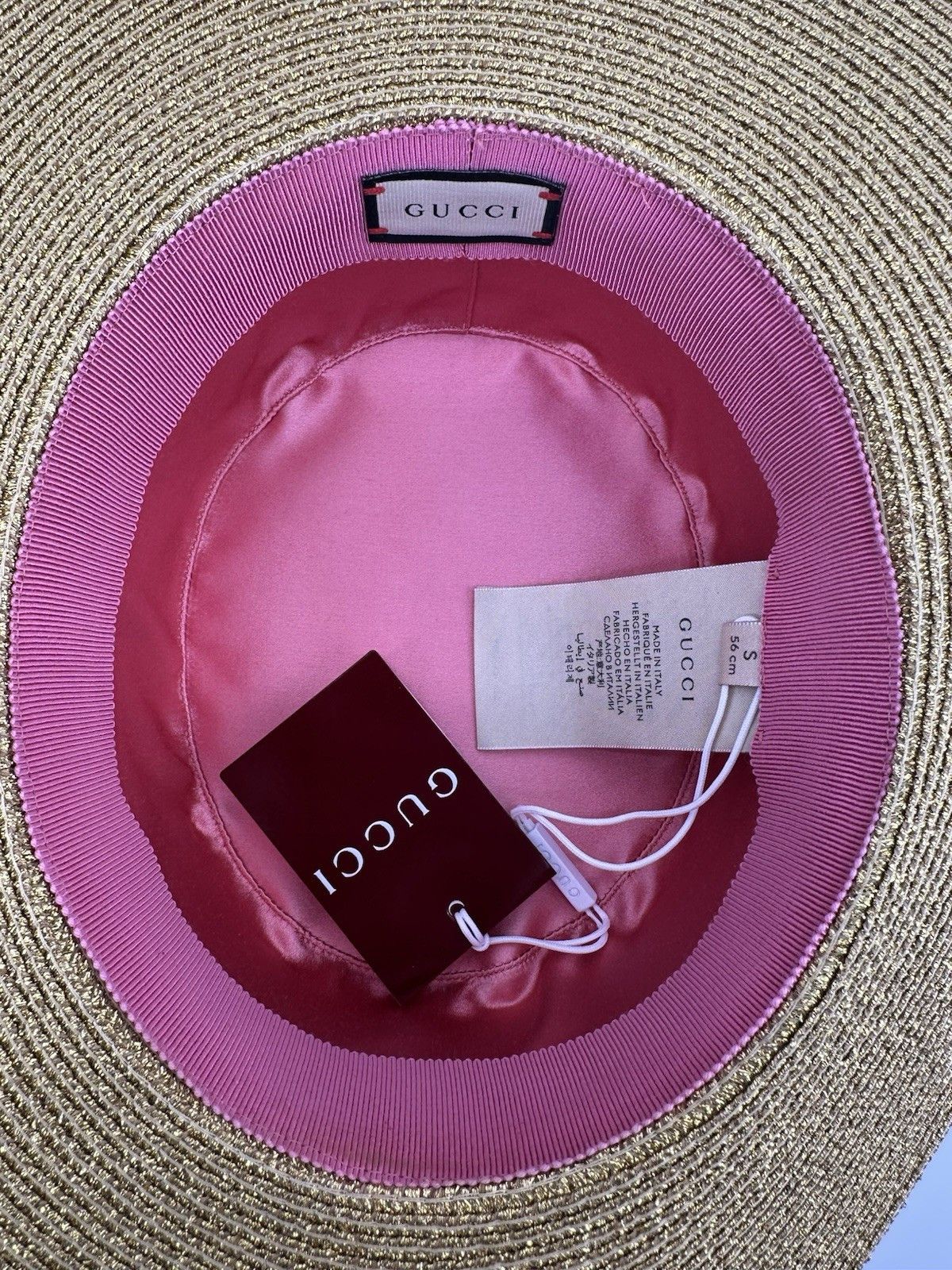 Gucci New Gucci Hat Size-S-56cm Woman's Size ONE SIZE - 8 Thumbnail