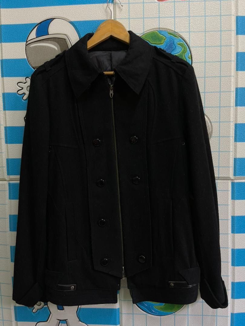 PPFM PPFM Archive Double-Breasted Wool Blend Zip Jacket Size US L / EU 52-54 / 3 - 1 Thumbnail