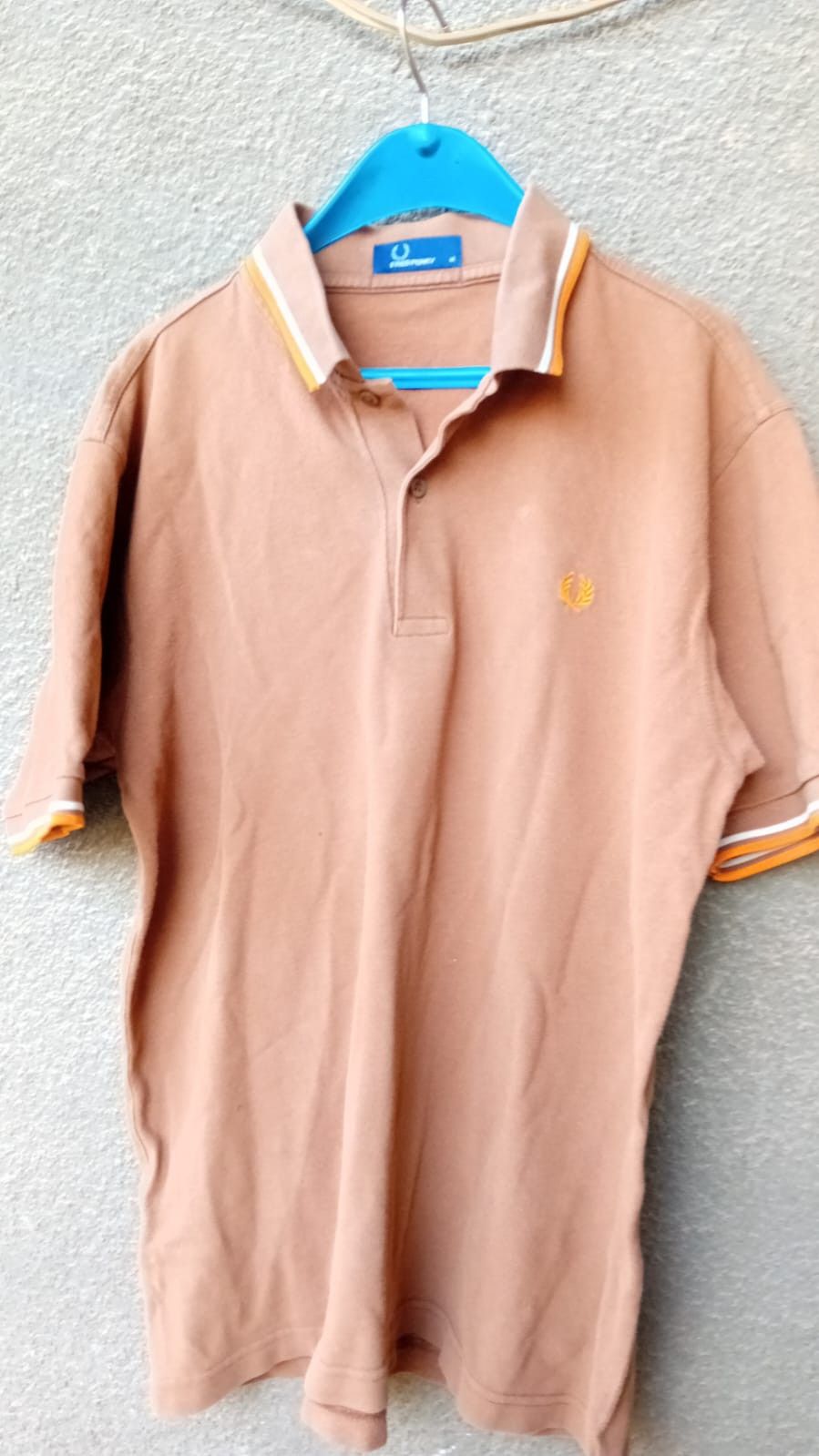 Fred Perry Fred Perry Polo T-shirt Brown sz M Size US M / EU 48-50 / 2 - 2 Thumbnail