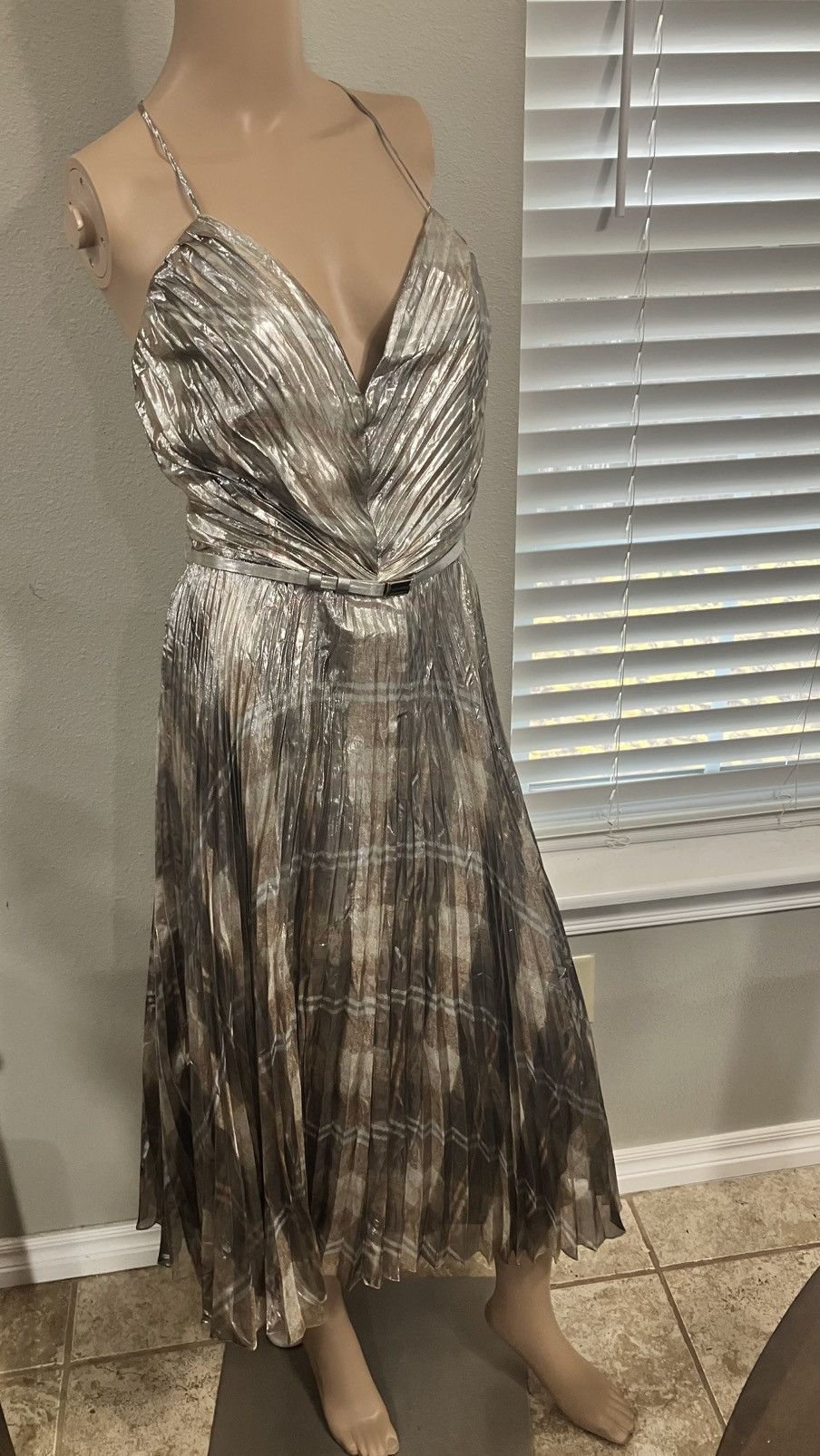 Ralph Lauren NWT Ralph Lauren Purple Label Plaid Pleated Silk Size 2 Size XS / US 0-2 / IT 36-38 - 2 Thumbnail