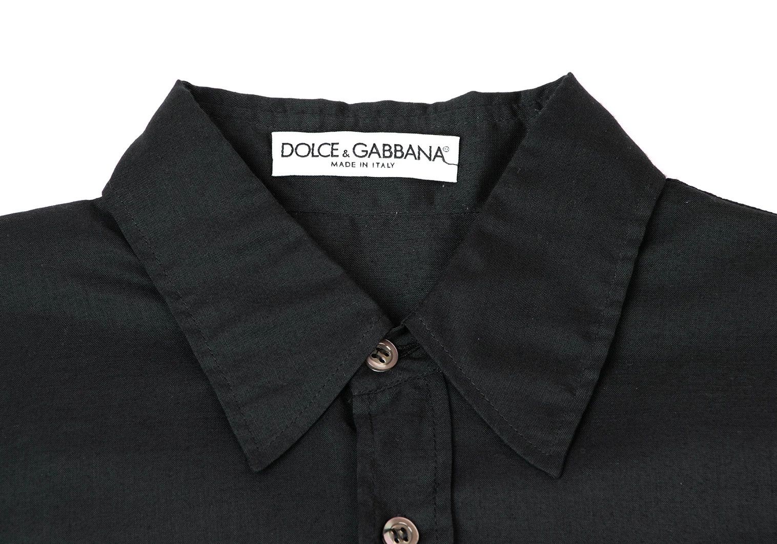 Dolce & Gabbana Short Sleeve Shirt in Dark Green Size 38 Size US S / EU 44-46 / 1 - 5 Thumbnail