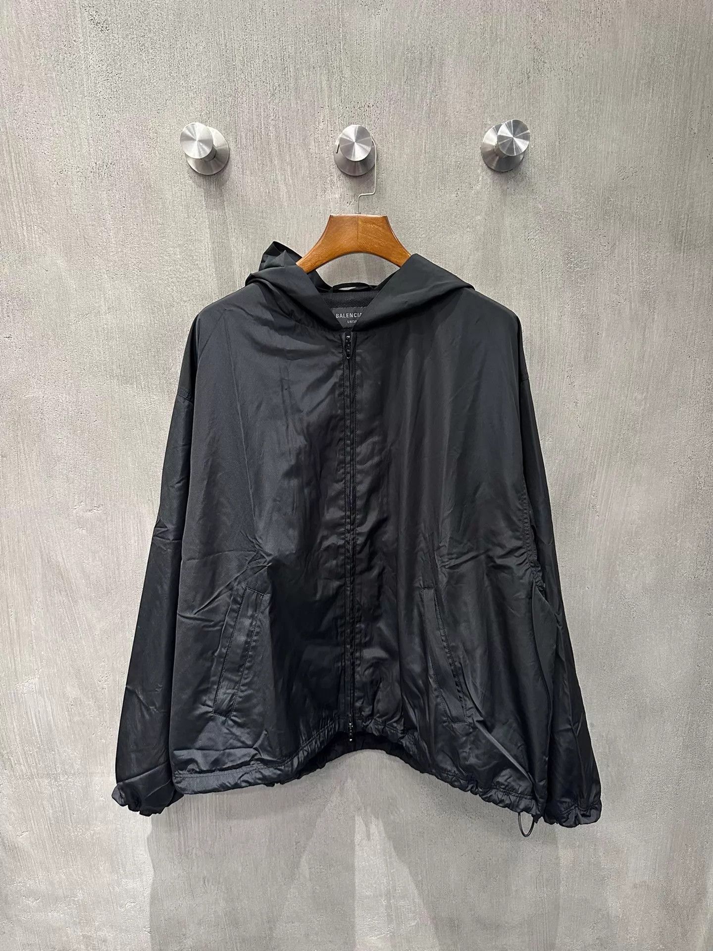 Balenciaga Balenciaga Black Shell Jacket Size 3 Mint Size US L / EU 52-54 / 3 - 1 Thumbnail