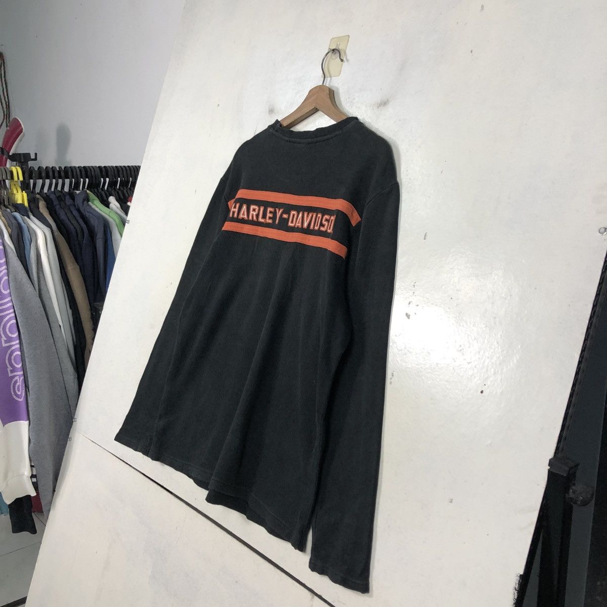 Harley Davidson 📌Vintage Sweatshirt Harley Davidson Big Logo Design Size US M / EU 48-50 / 2 - 12 Thumbnail