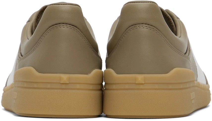 Valentino o1y0525 Logo Low-Top Sneakers in Khaki/White Size US 10 / EU 43 - 4 Thumbnail