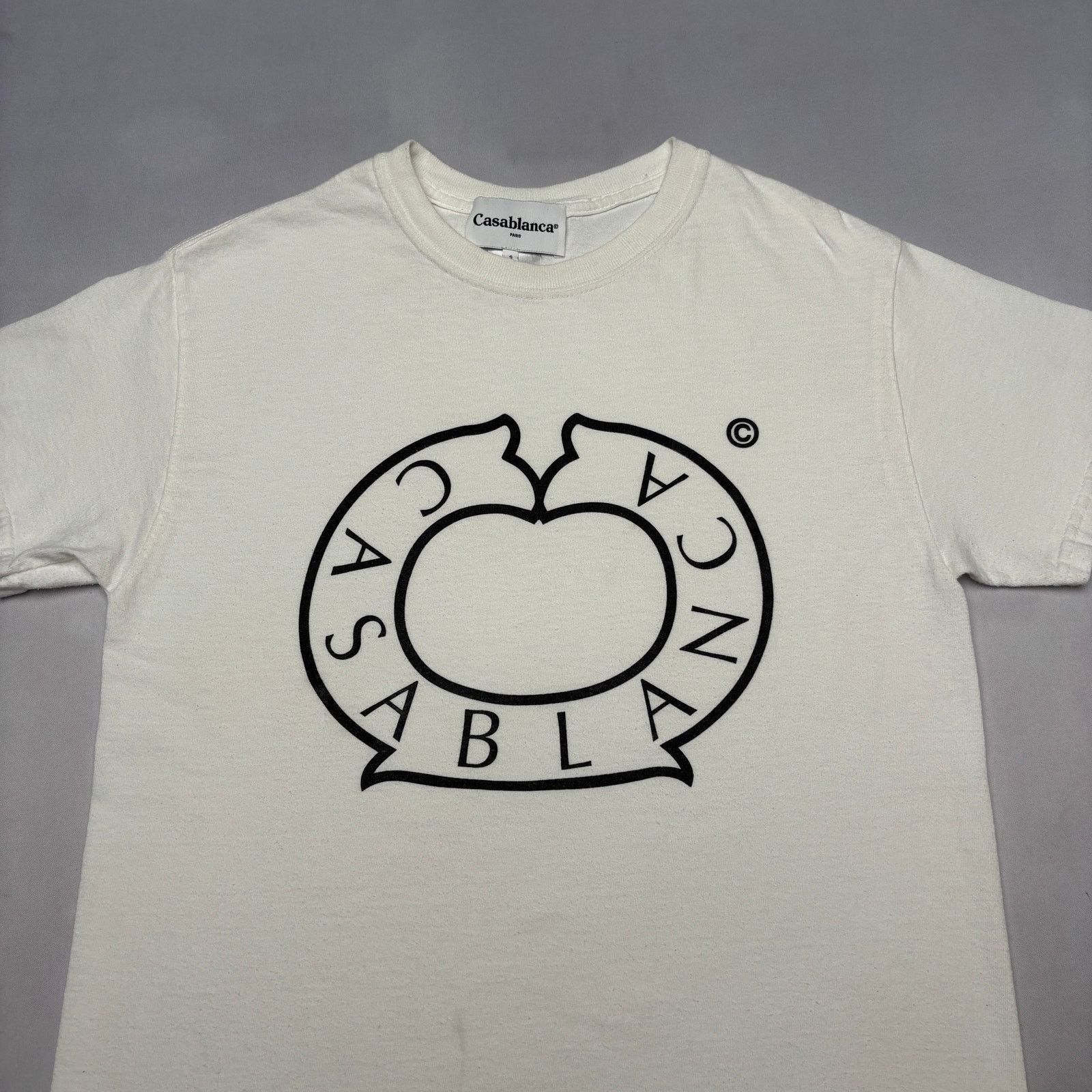 Casablanca Casablanca White Vintage Logo Shirt Mens Small Tennis Preppy Size US S / EU 44-46 / 1 - 2 Thumbnail