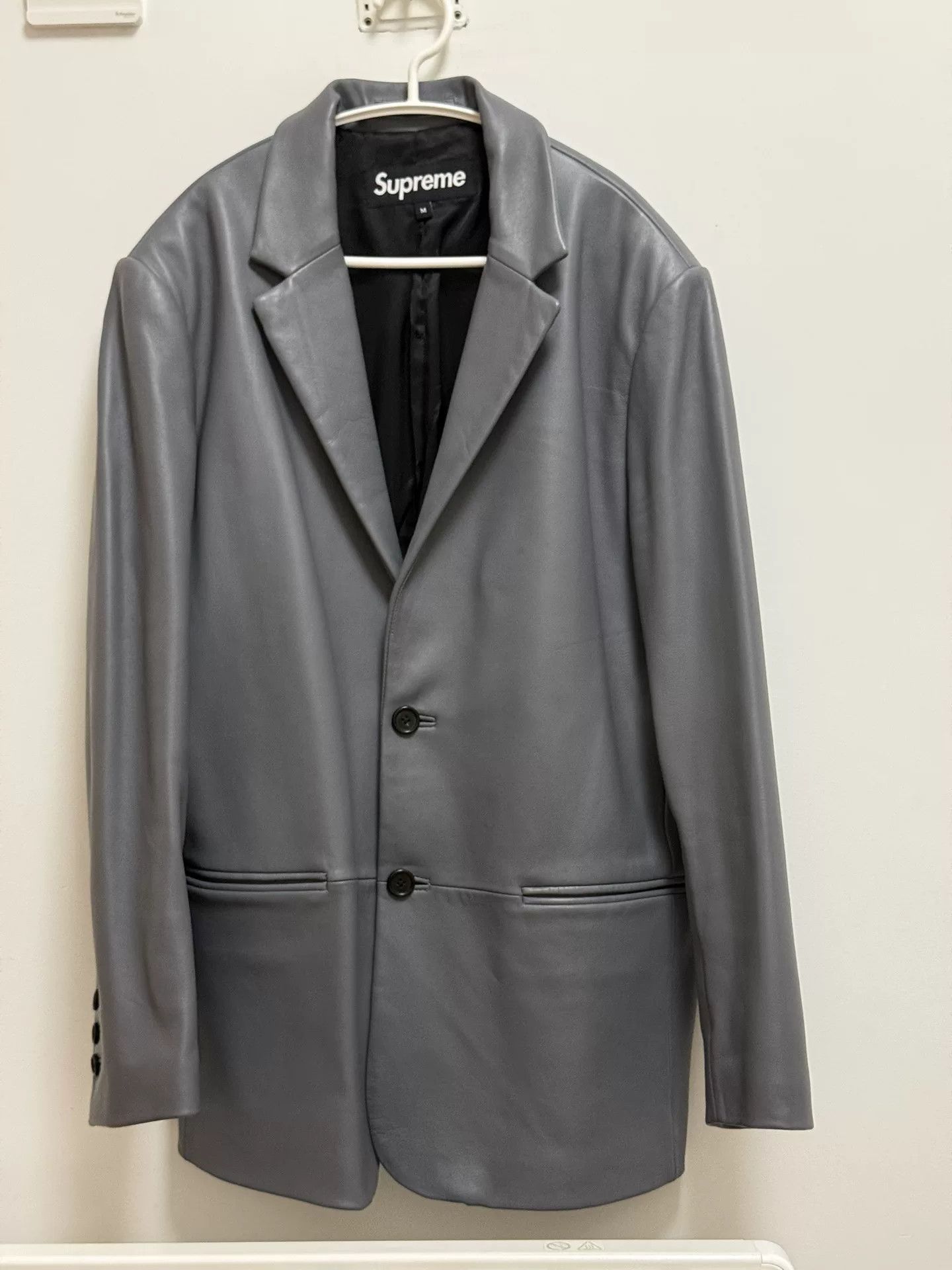 Supreme Supreme Leather Blazer (SS19) | Grailed