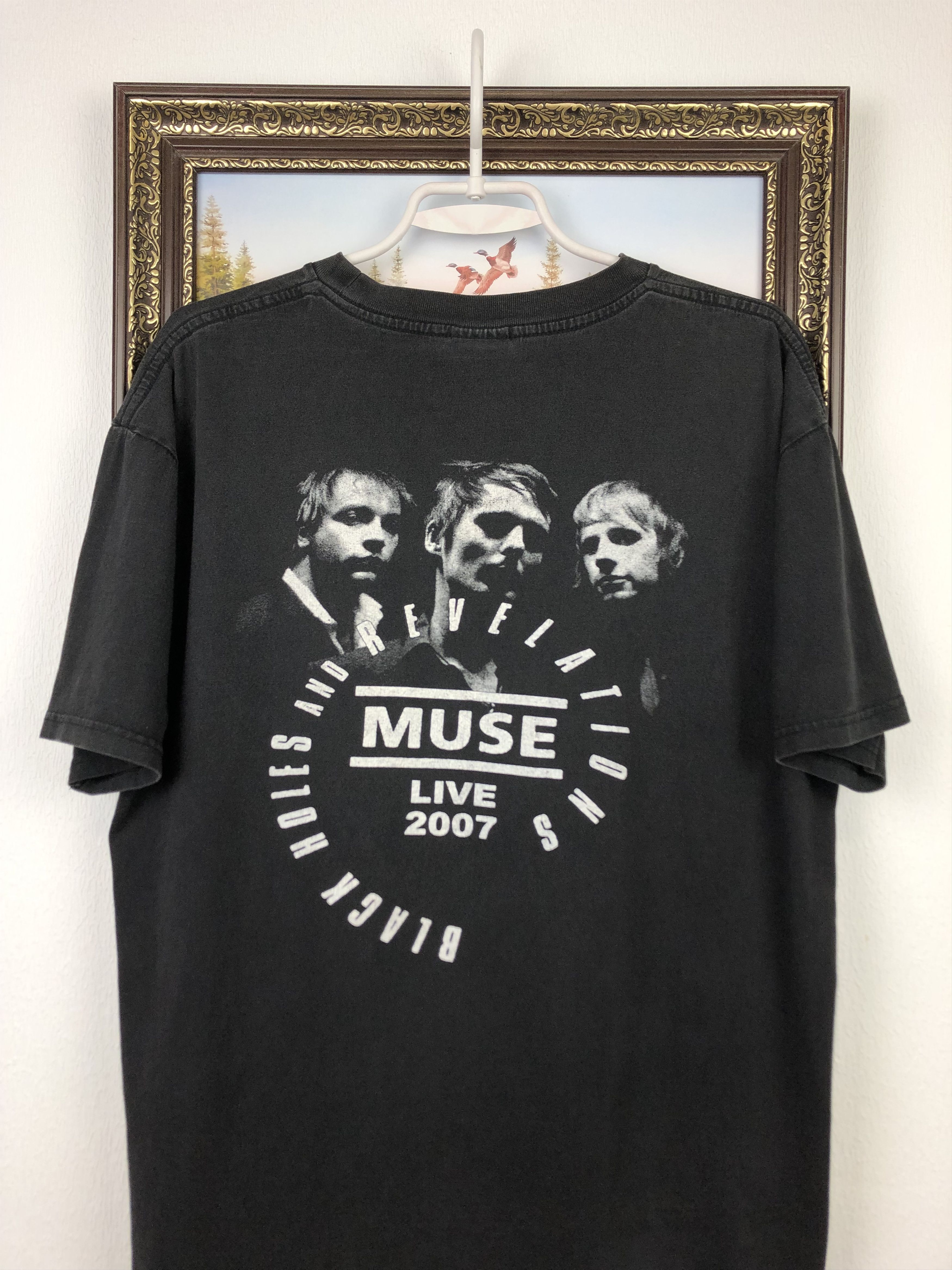 Band Tees Vintage Muse Shirt Black Hole And Revelations Tour Band Tee Size US L / EU 52-54 / 3 - 9 Thumbnail