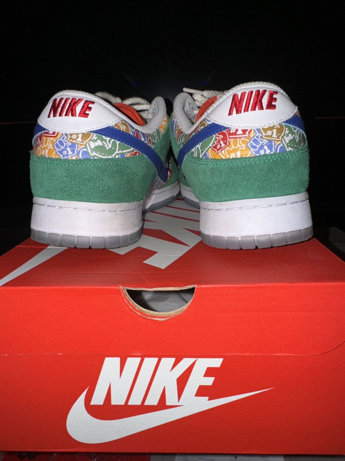 Nike Nike Dunk “Foam Finger” Size US 12 / EU 45 - 2 Thumbnail