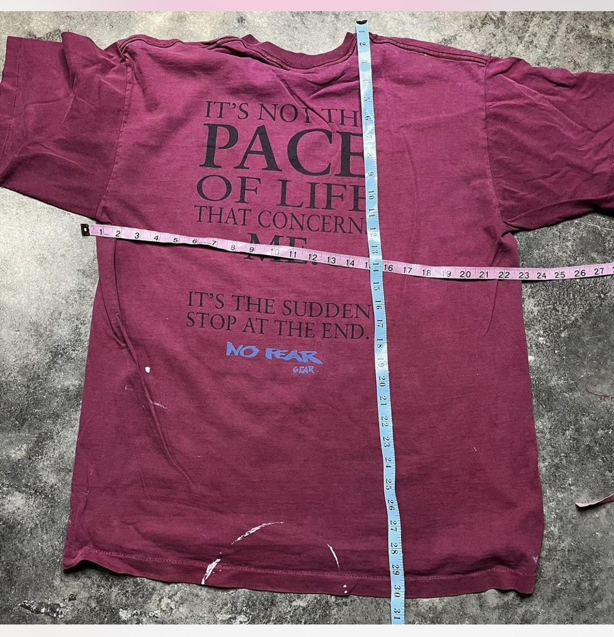 No Fear vintage no fear faded painter baggy single stitch tshirt Size US XL / EU 56 / 4 - 4 Thumbnail