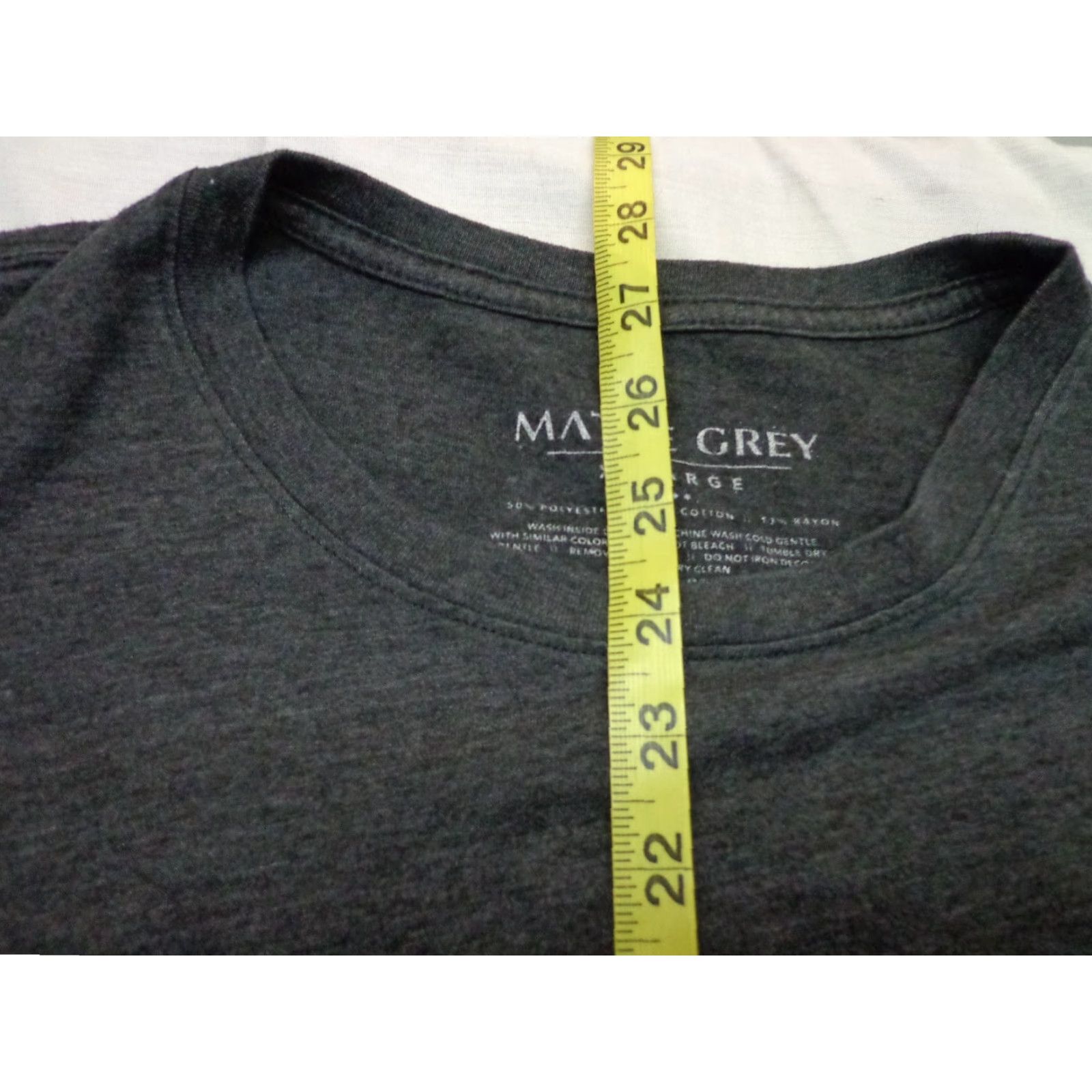 CO Matte Grey Modern Recreation Co T-shirt Heather Charcoal Gray Graphic Size XL Mens Short Sleeve Crew Neck Modern / Fall Spring Summer Size US XL / EU 56 / 4 - 5 Thumbnail