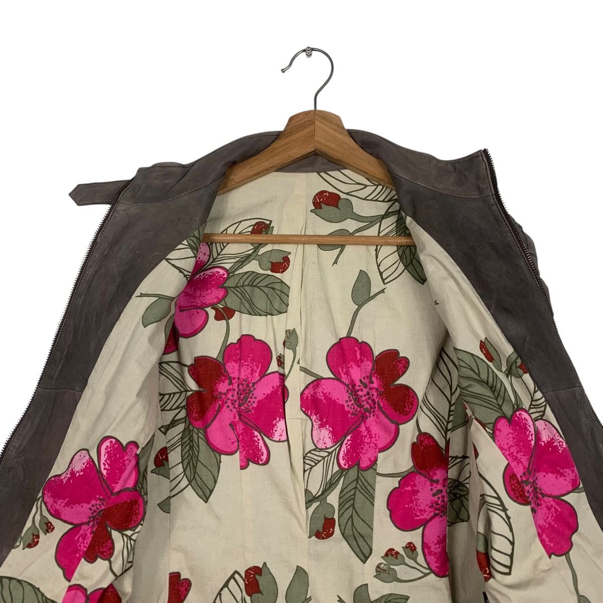 Japanese Brand Stylish Fashion Women’s Leather Jacket #1800-C16 Size S / US 4 / IT 40 - 10 Thumbnail