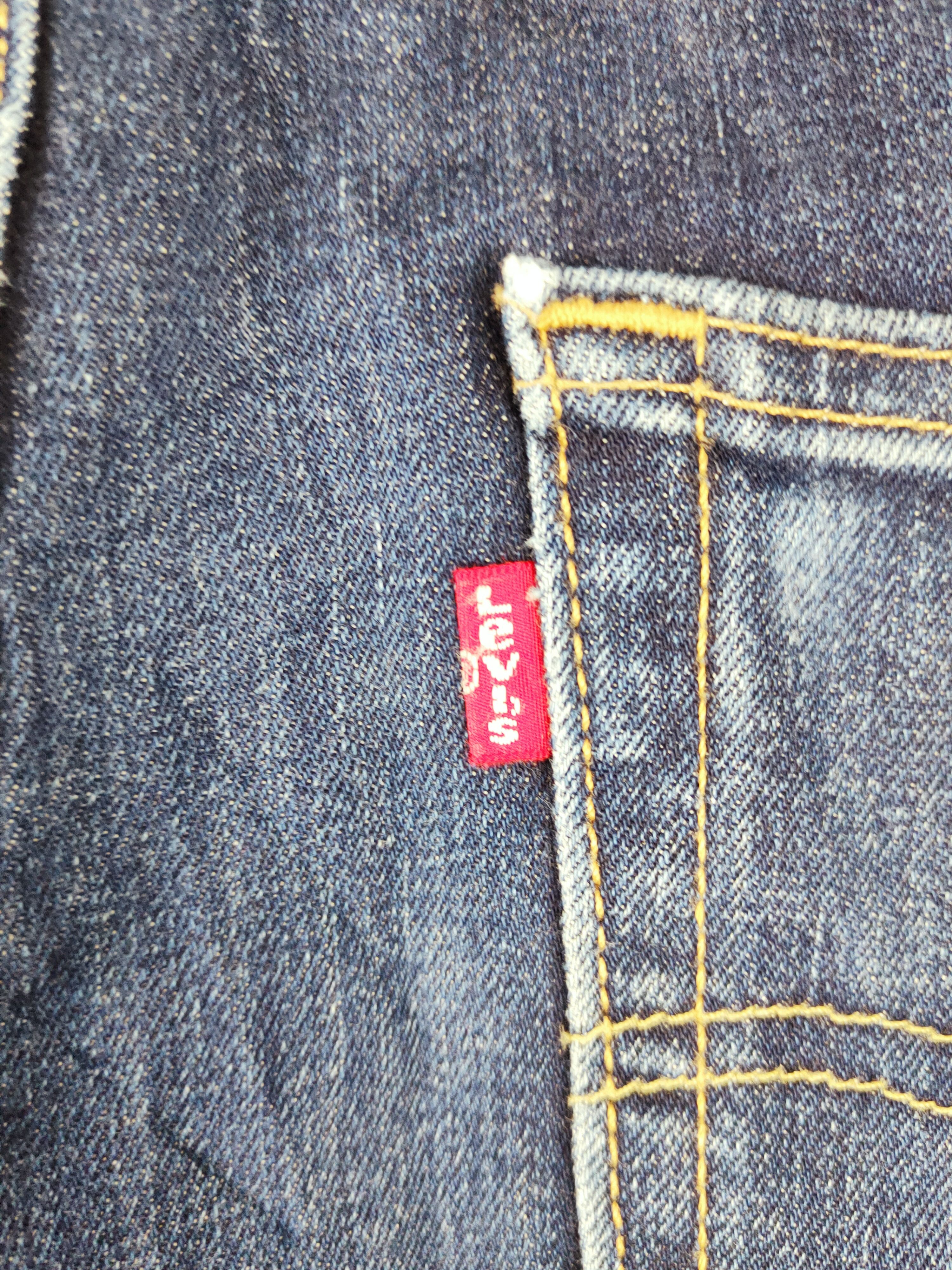 Levi's Levi's Dark Blue Distressed Ripped Jeans #S2707 Size US 33 - 8 Thumbnail